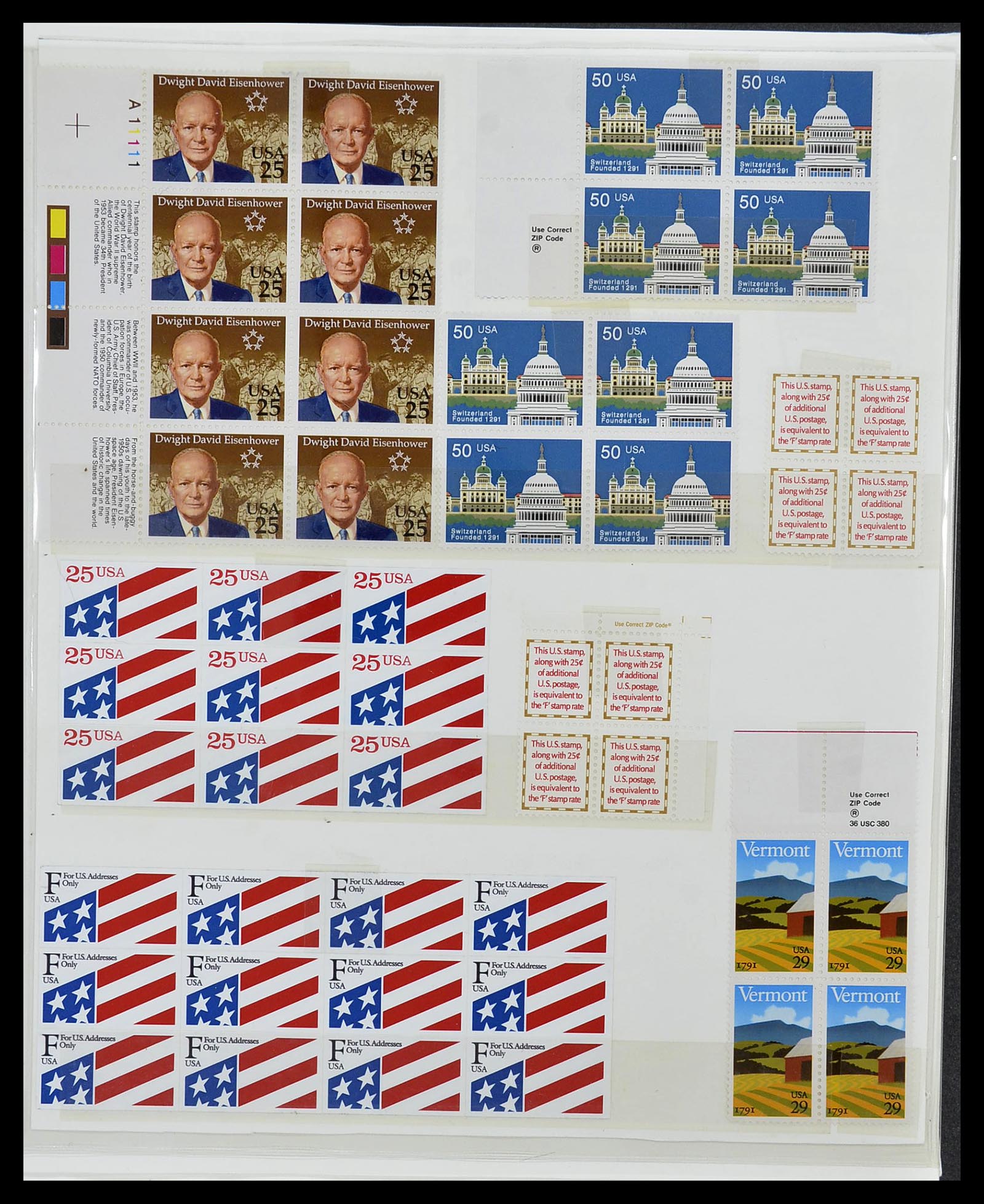 34510 533 - Postzegelverzameling 34510 USA 1927-1994.