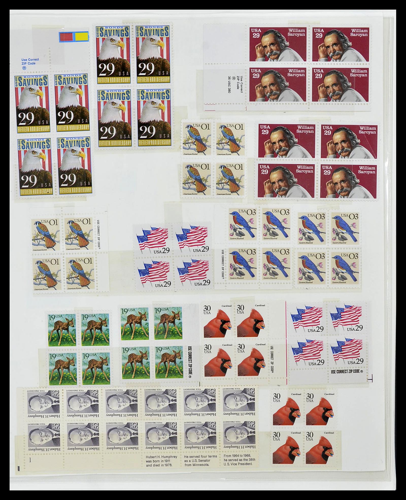 34510 537 - Postzegelverzameling 34510 USA 1927-1994.