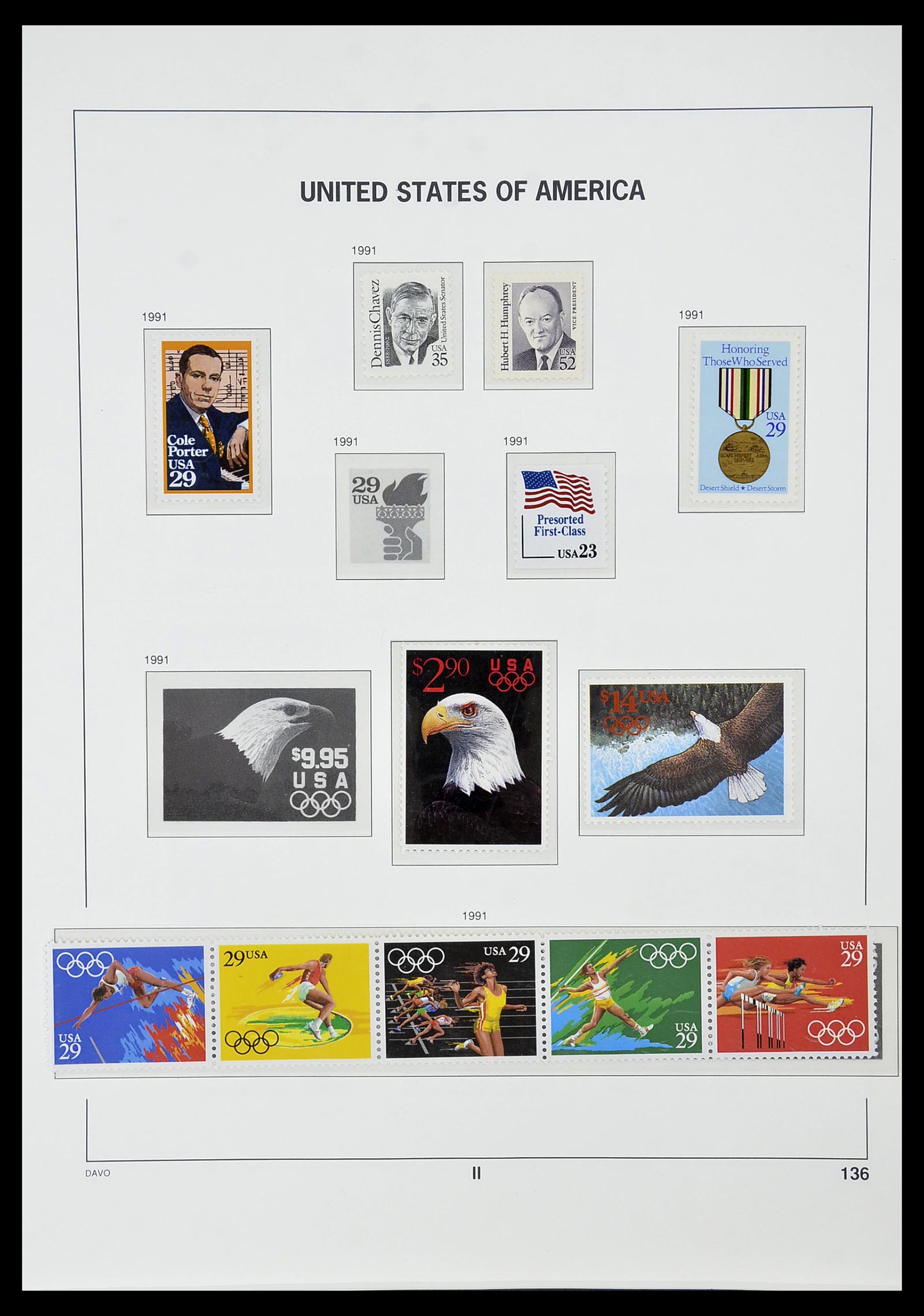 34510 541 - Postzegelverzameling 34510 USA 1927-1994.