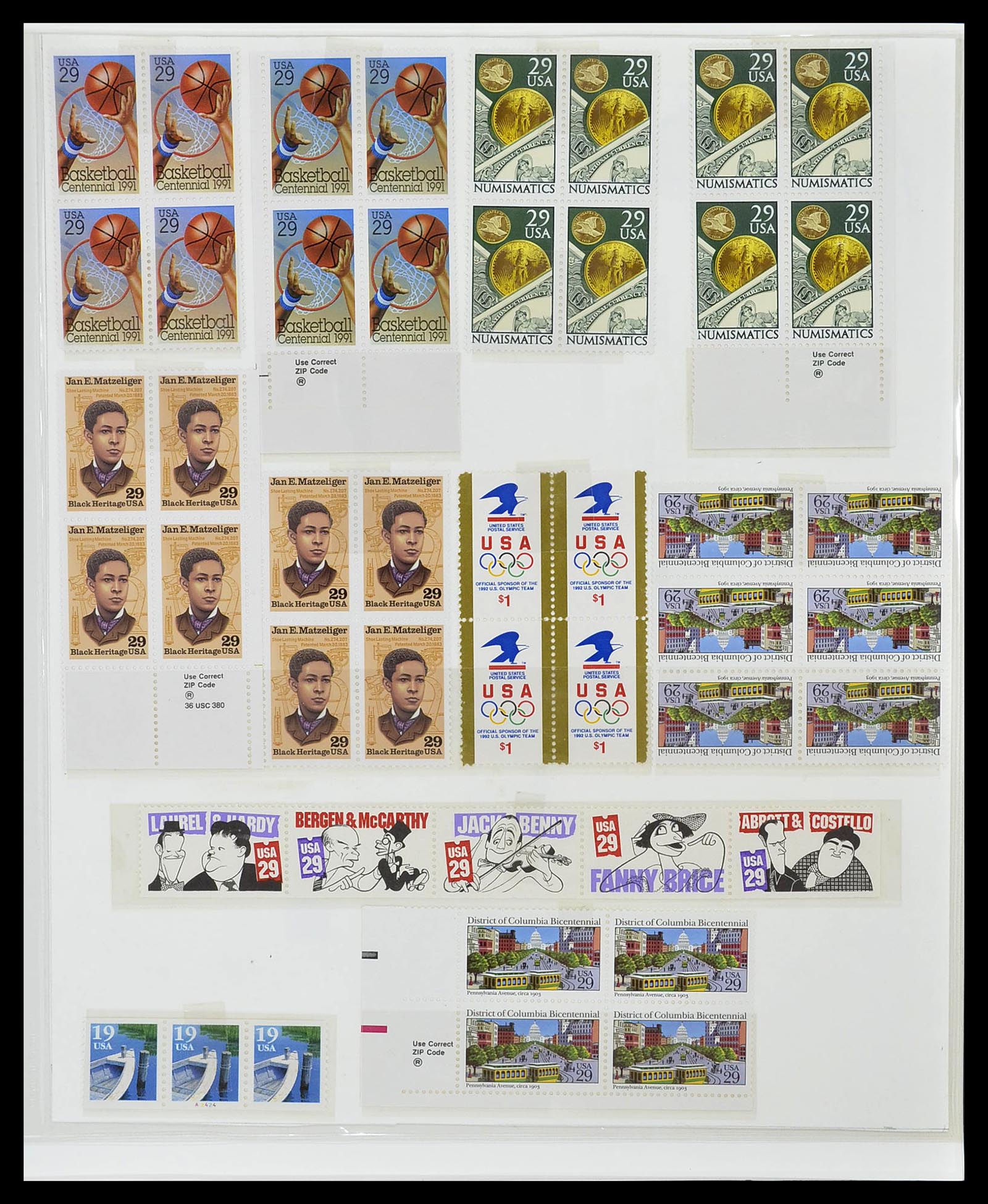 34510 543 - Postzegelverzameling 34510 USA 1927-1994.