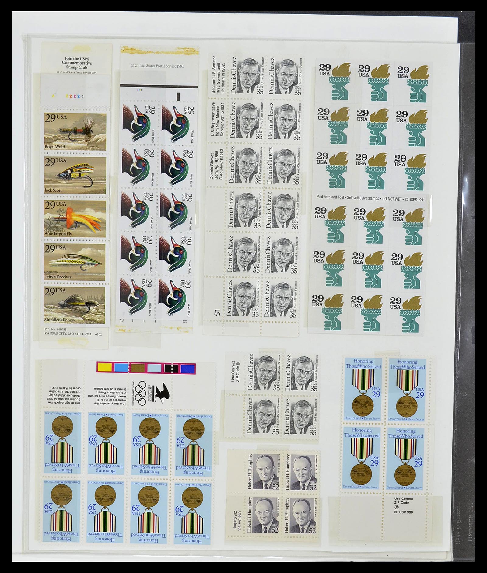 34510 544 - Postzegelverzameling 34510 USA 1927-1994.