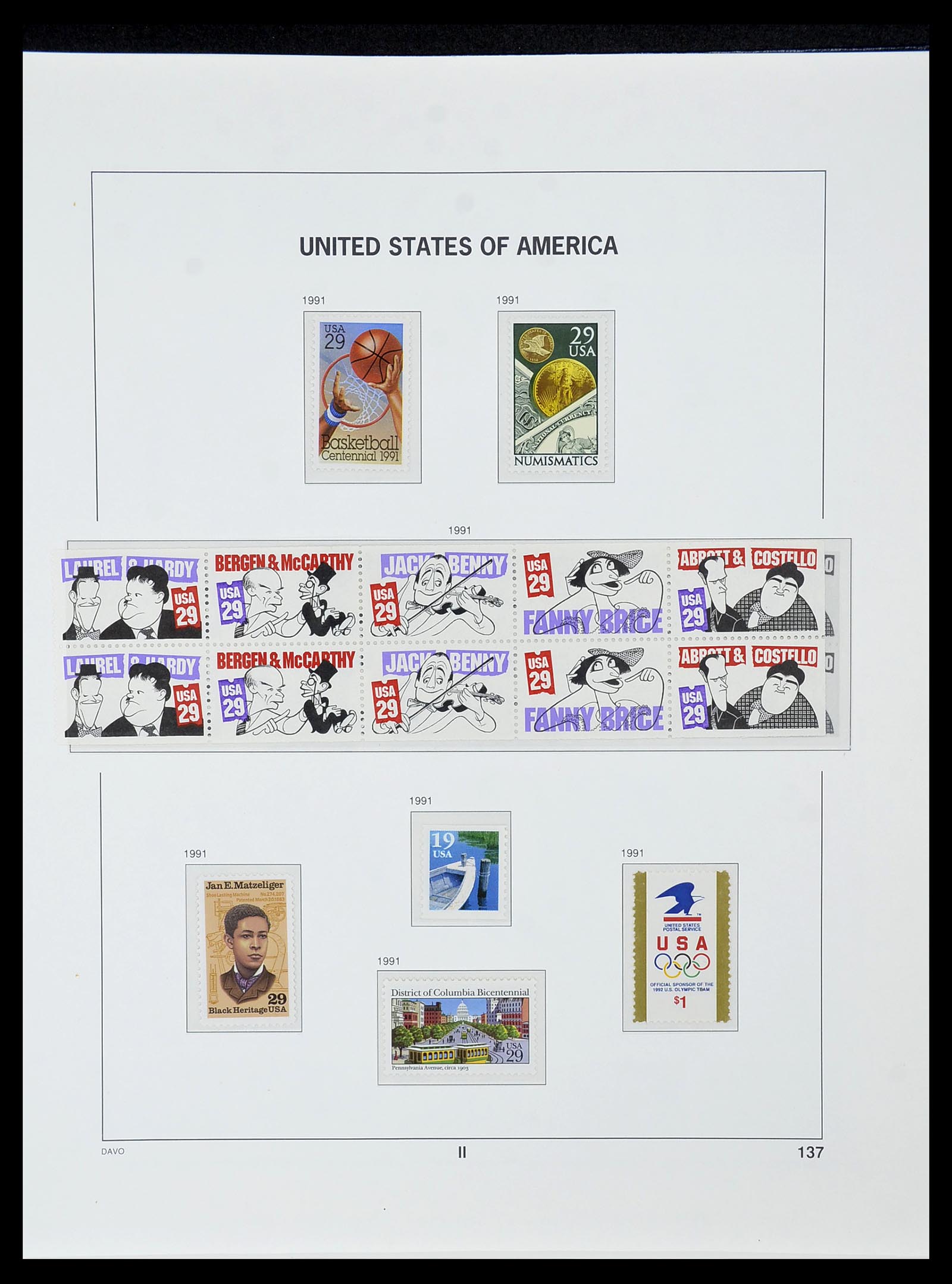 34510 545 - Postzegelverzameling 34510 USA 1927-1994.