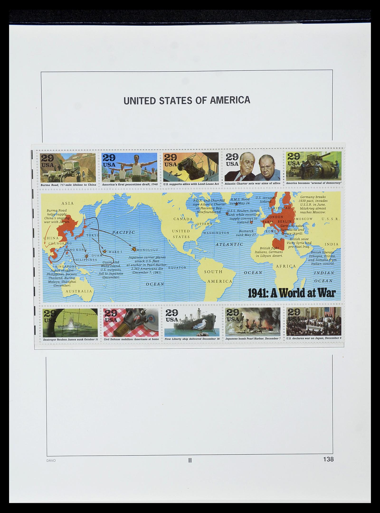 34510 548 - Postzegelverzameling 34510 USA 1927-1994.