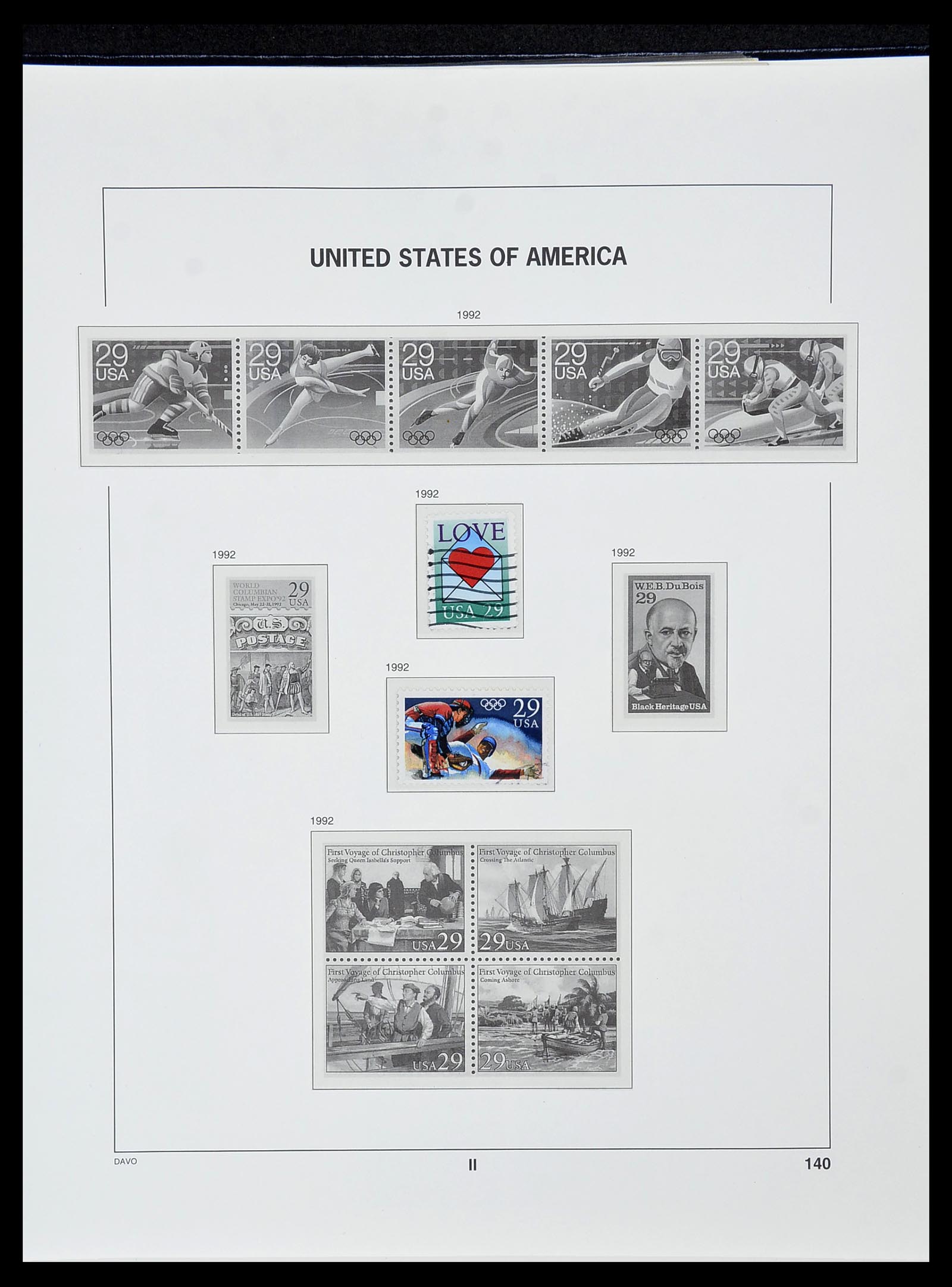 34510 551 - Postzegelverzameling 34510 USA 1927-1994.