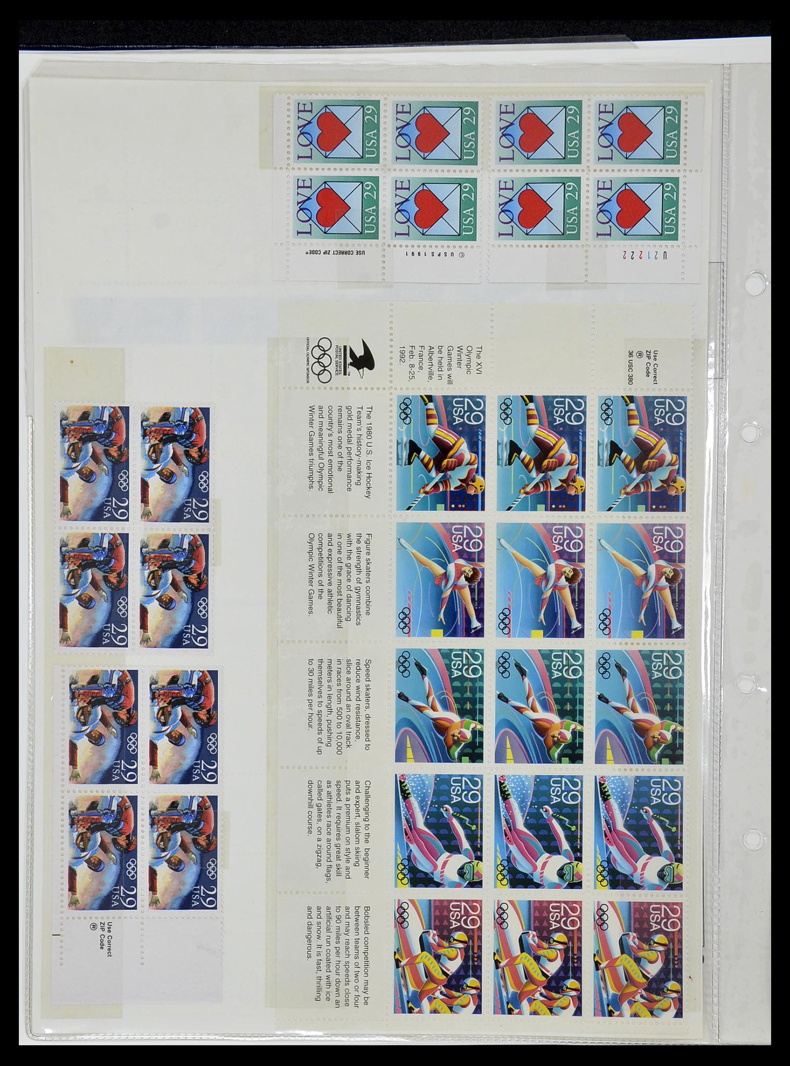 34510 553 - Postzegelverzameling 34510 USA 1927-1994.