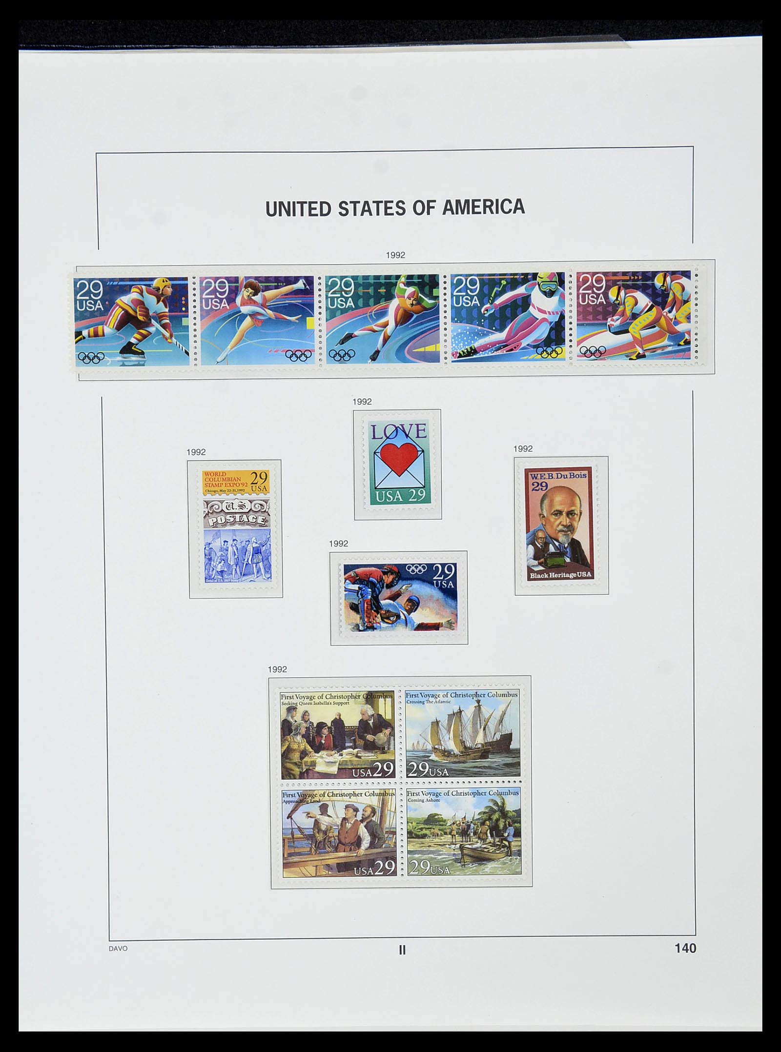 34510 554 - Postzegelverzameling 34510 USA 1927-1994.