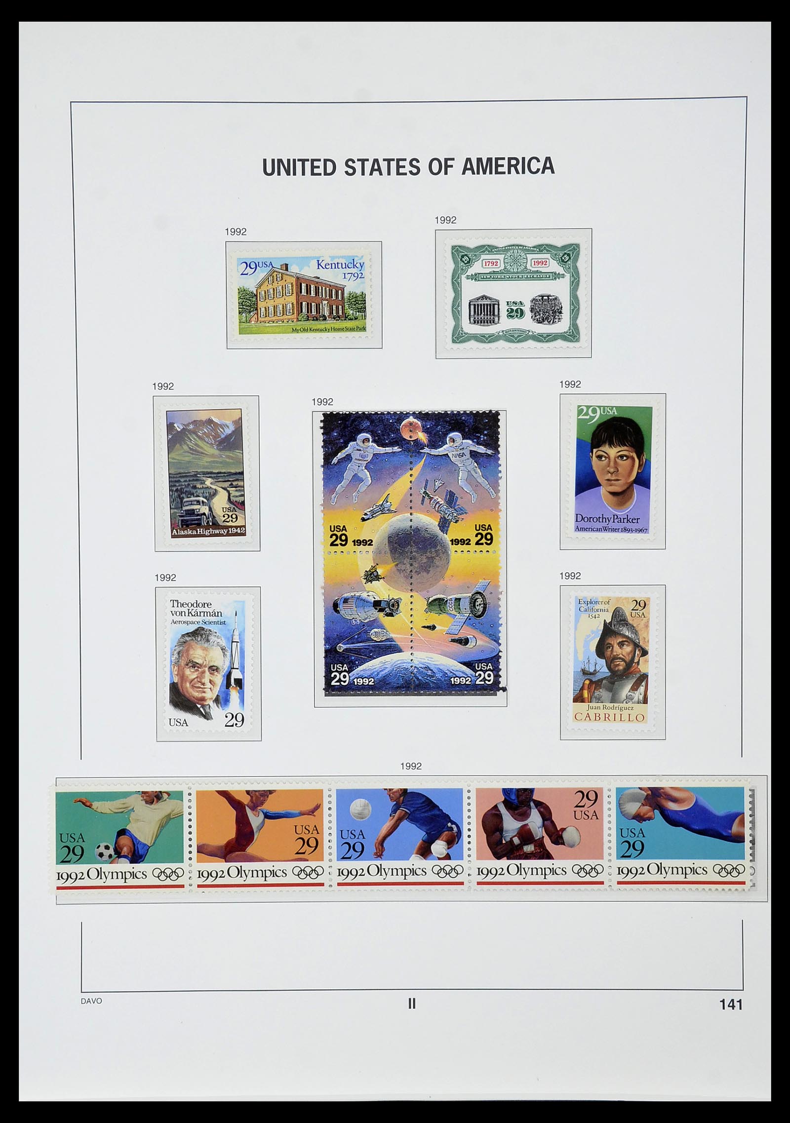 34510 558 - Postzegelverzameling 34510 USA 1927-1994.