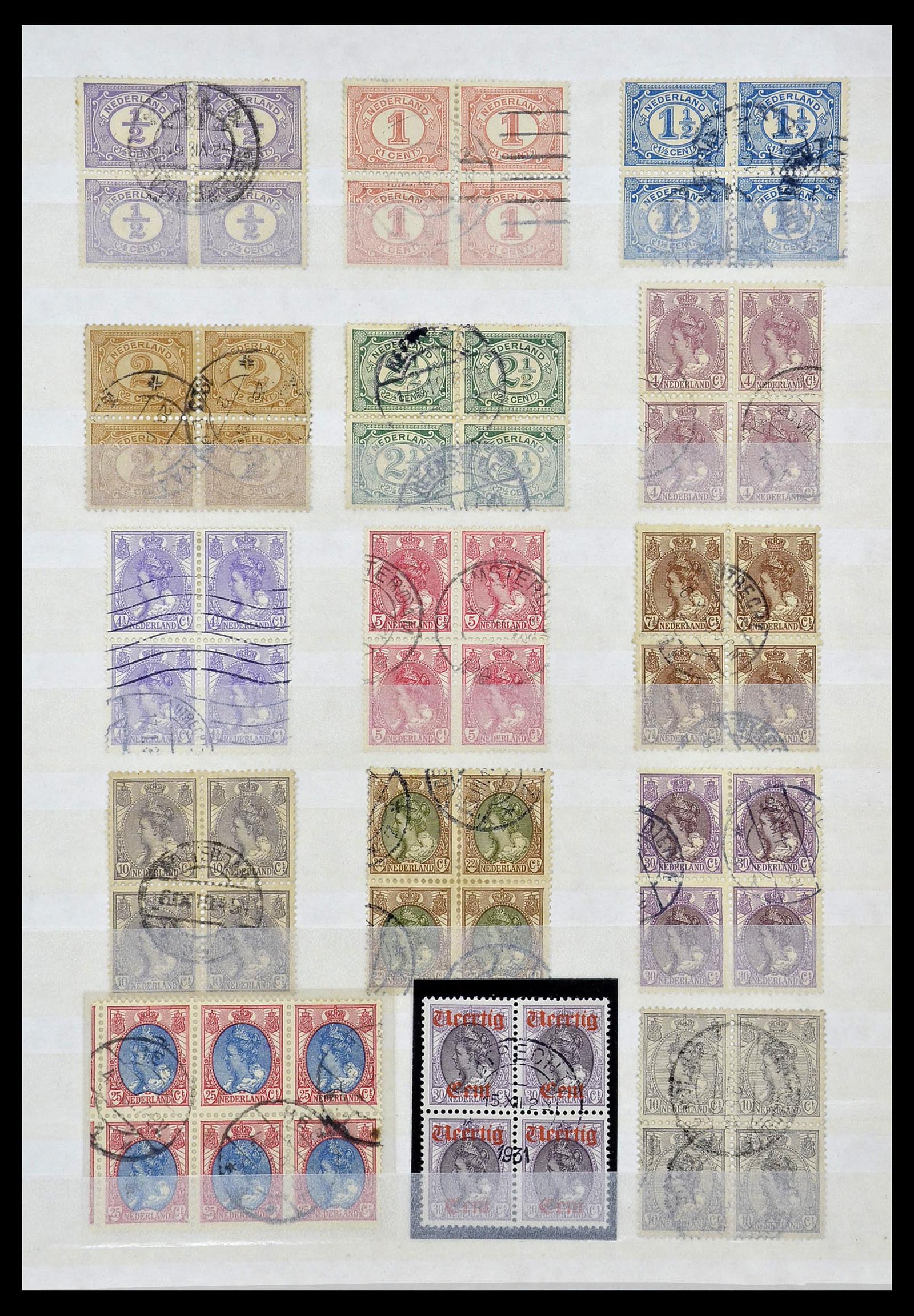 34511 010 - Postzegelverzameling 34511 Nederland 1869-1980.