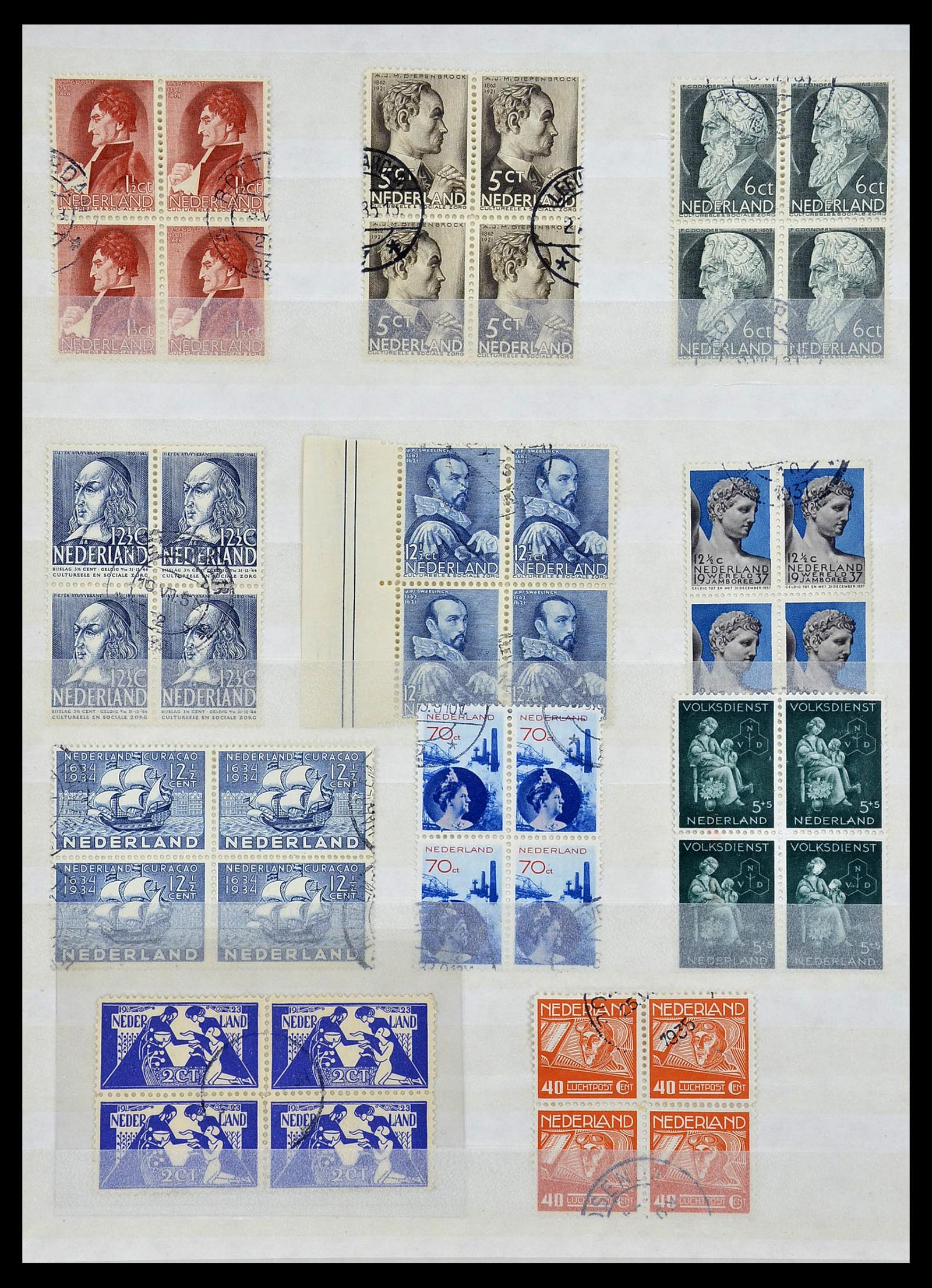 34511 013 - Postzegelverzameling 34511 Nederland 1869-1980.