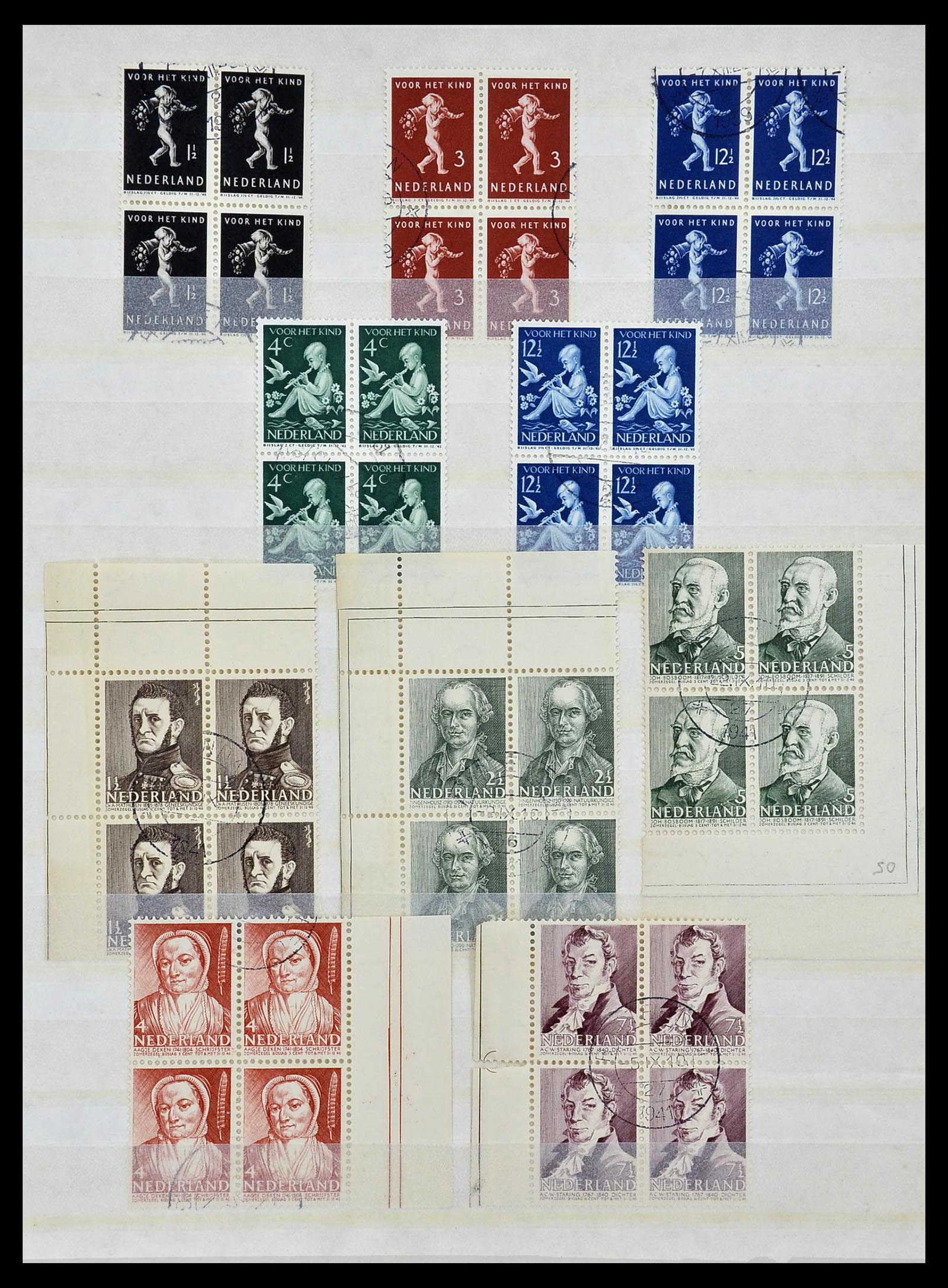 34511 014 - Postzegelverzameling 34511 Nederland 1869-1980.