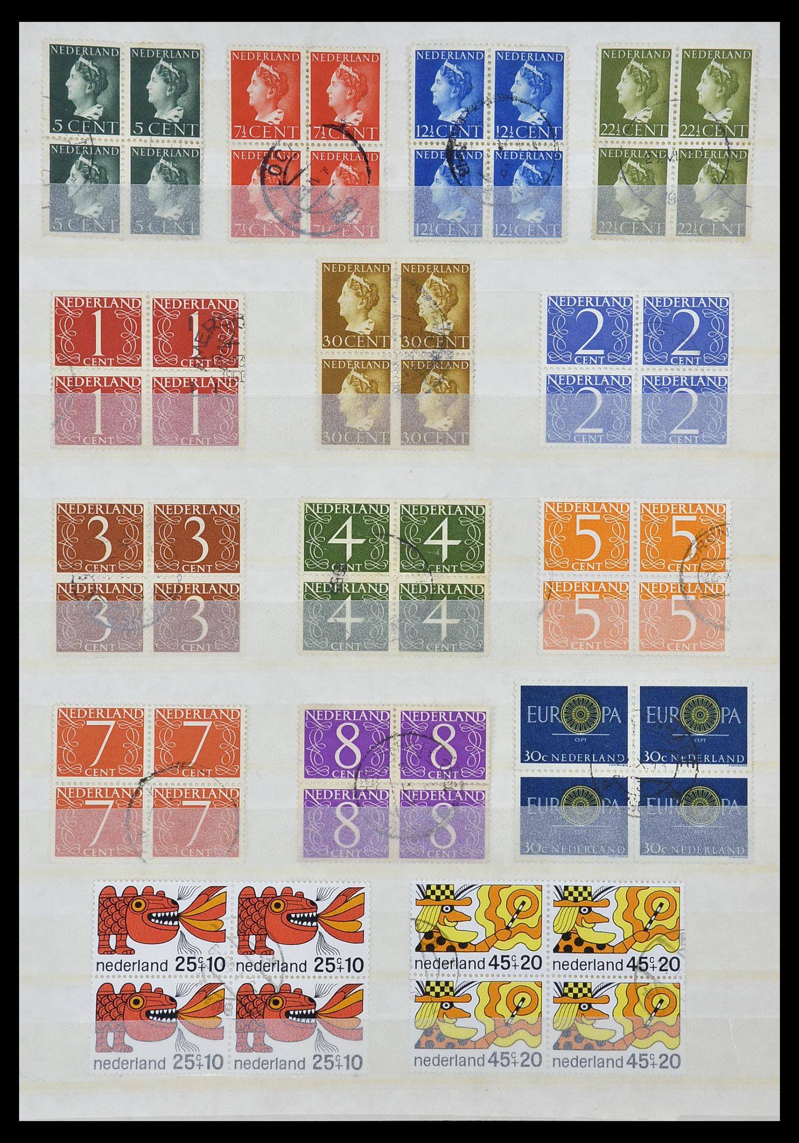 34511 016 - Postzegelverzameling 34511 Nederland 1869-1980.