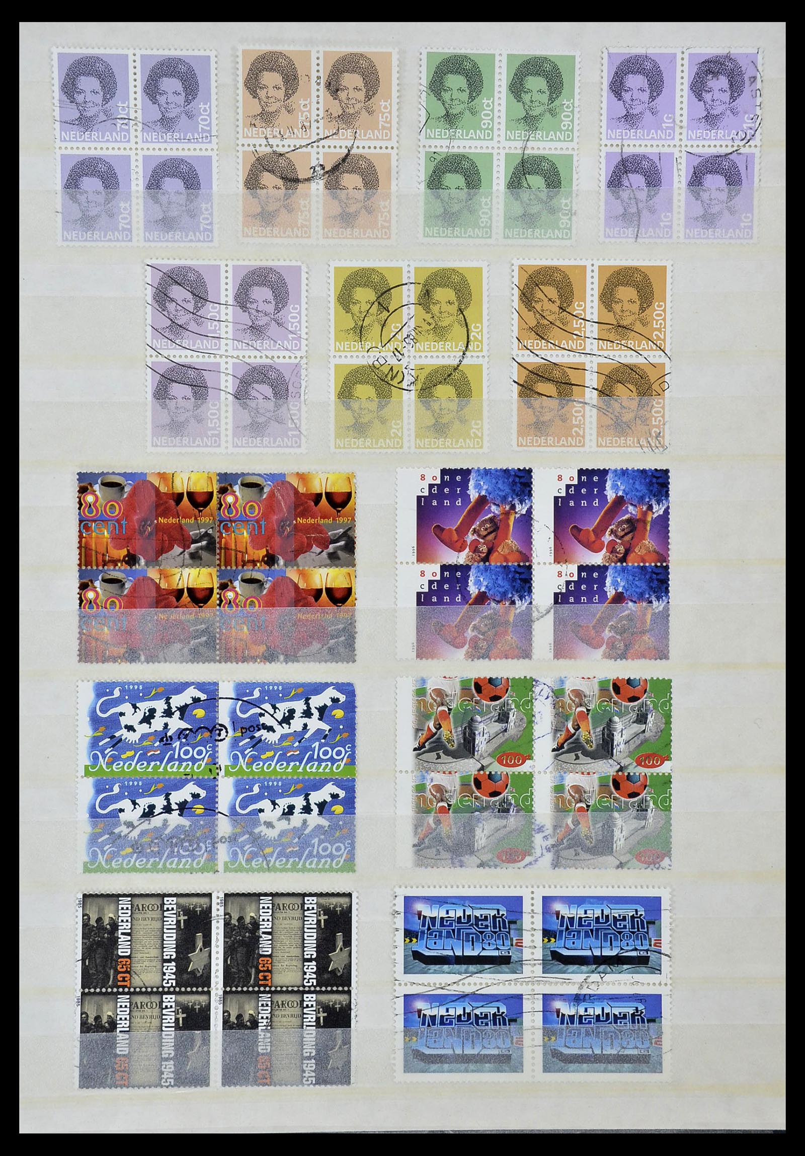 34511 018 - Postzegelverzameling 34511 Nederland 1869-1980.