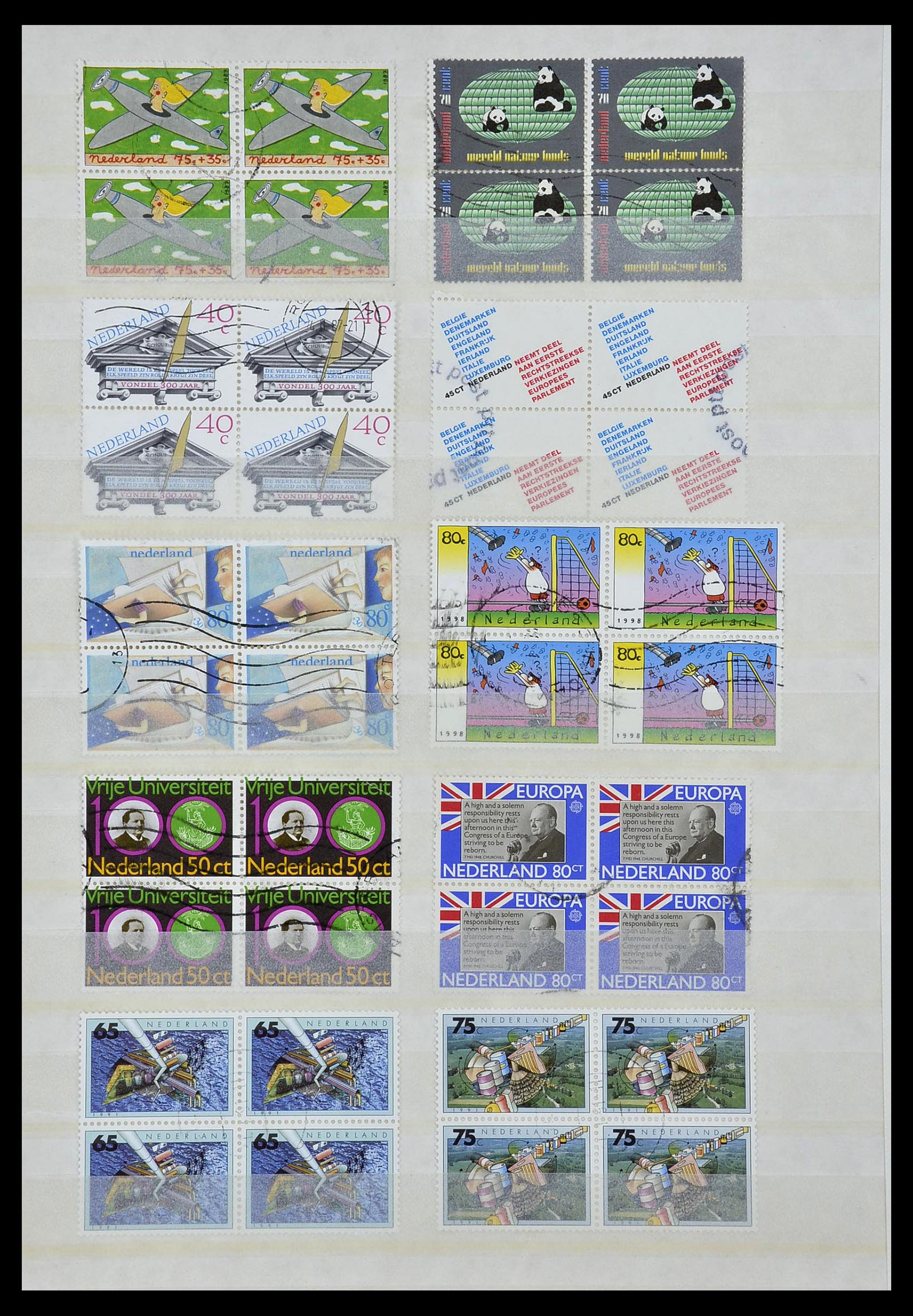 34511 019 - Stamp Collection 34511 Netherlands 1869-1980.