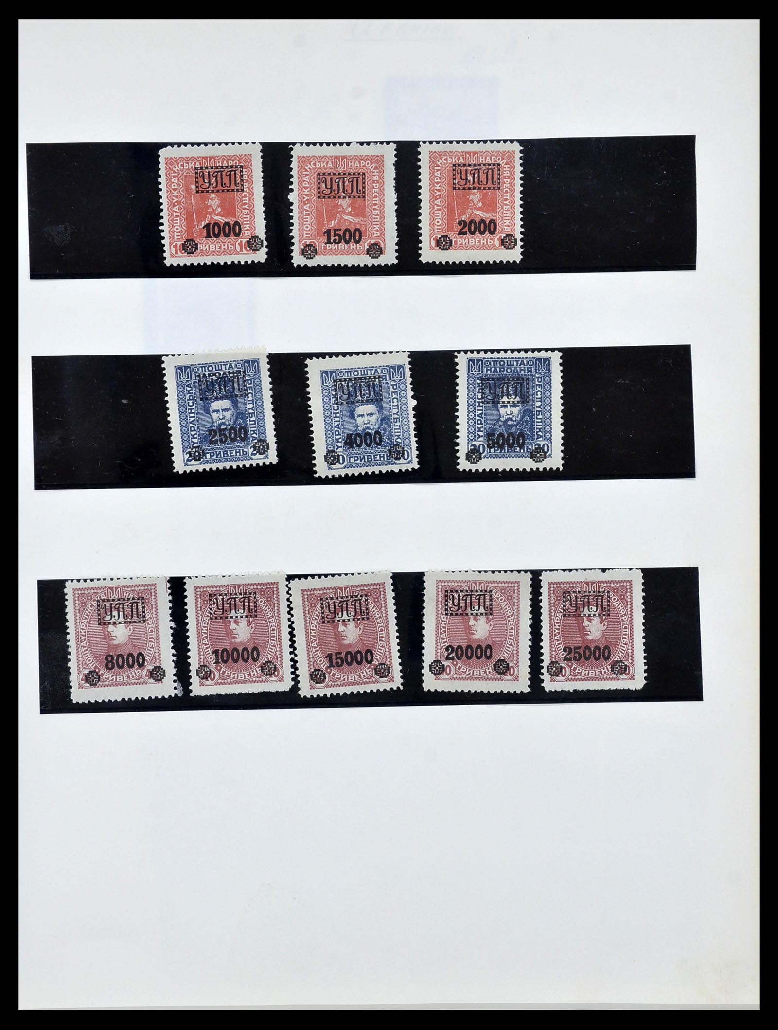 34512 006 - Postzegelverzameling 34512 Russische gebieden 1918-1922.