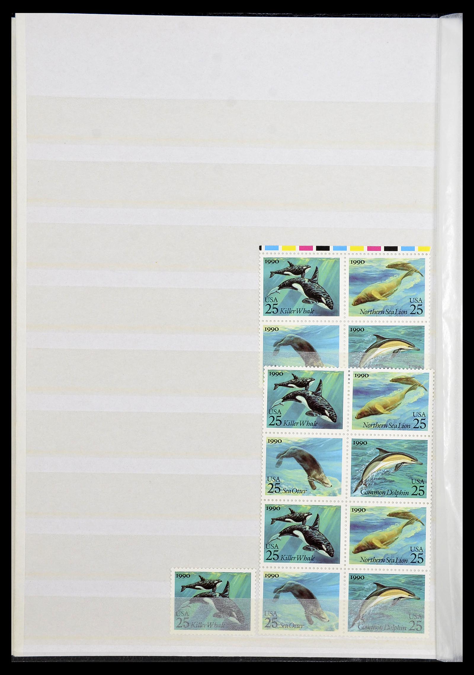 34513 001 - Postzegelverzameling 34513 USA 1945-1995.