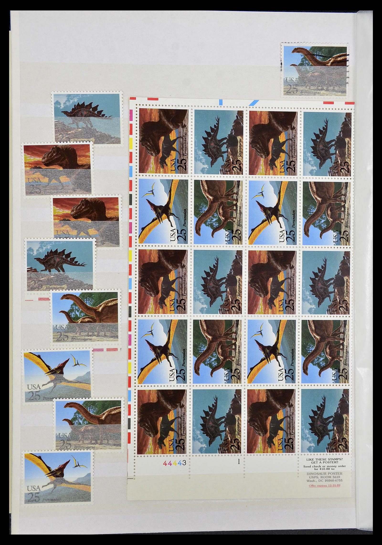 34513 003 - Postzegelverzameling 34513 USA 1945-1995.