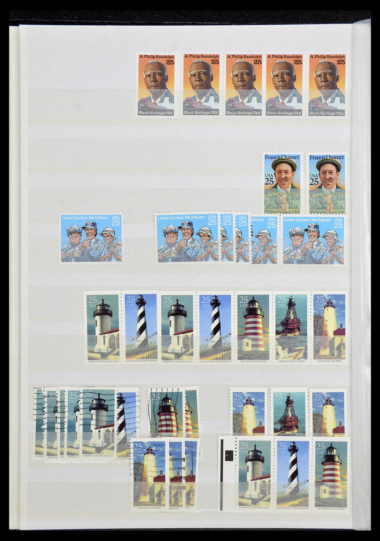 34513 009 - Postzegelverzameling 34513 USA 1945-1995.