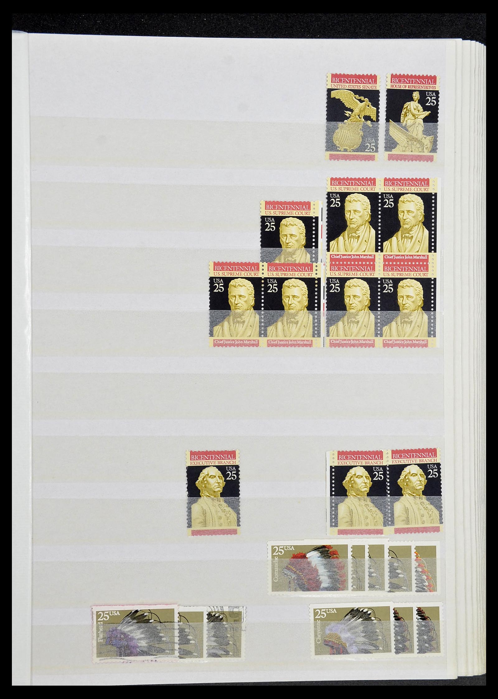 34513 010 - Postzegelverzameling 34513 USA 1945-1995.