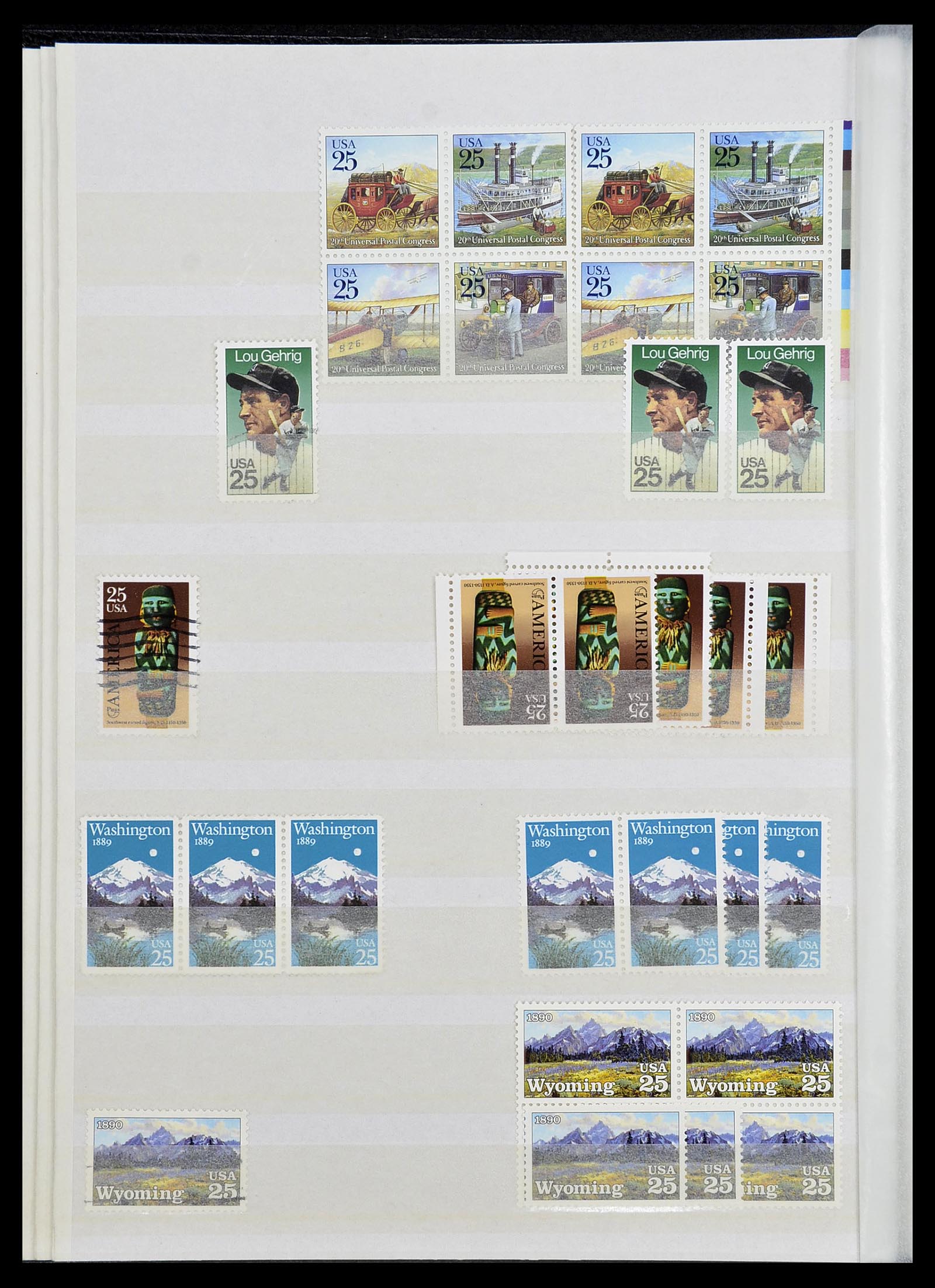 34513 011 - Postzegelverzameling 34513 USA 1945-1995.