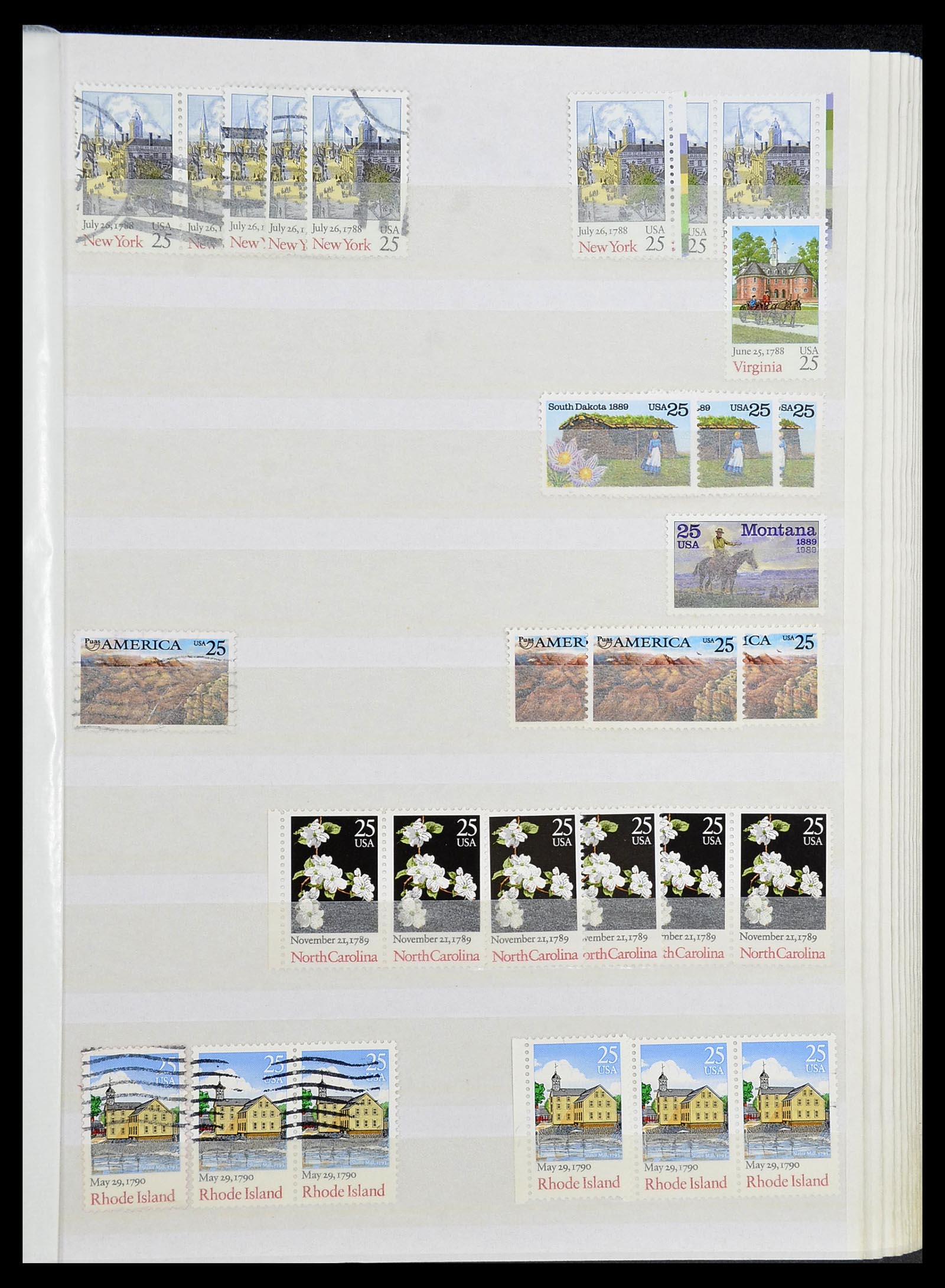 34513 012 - Postzegelverzameling 34513 USA 1945-1995.