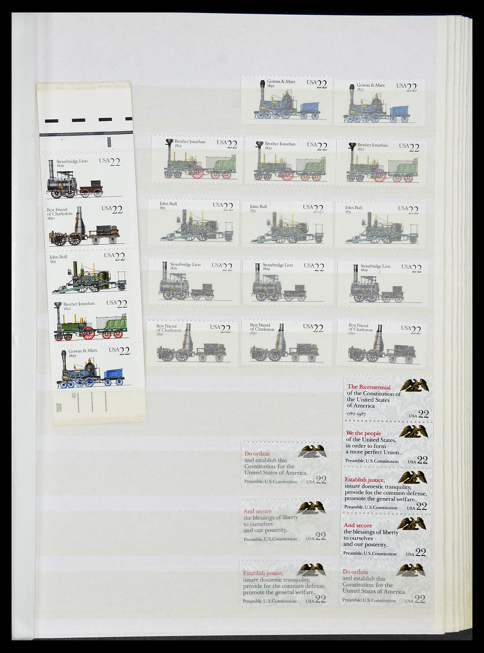 34513 014 - Postzegelverzameling 34513 USA 1945-1995.