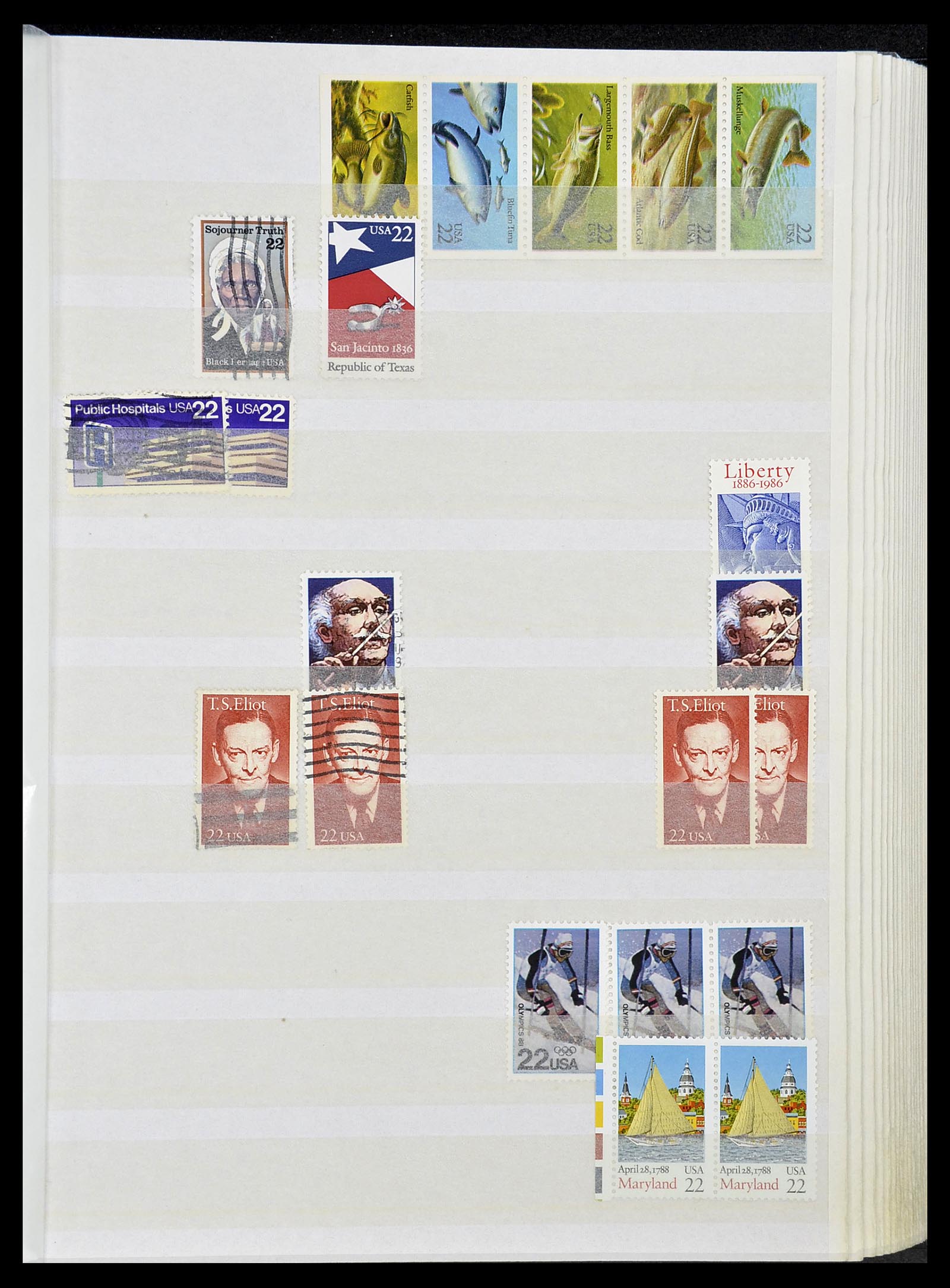 34513 016 - Postzegelverzameling 34513 USA 1945-1995.