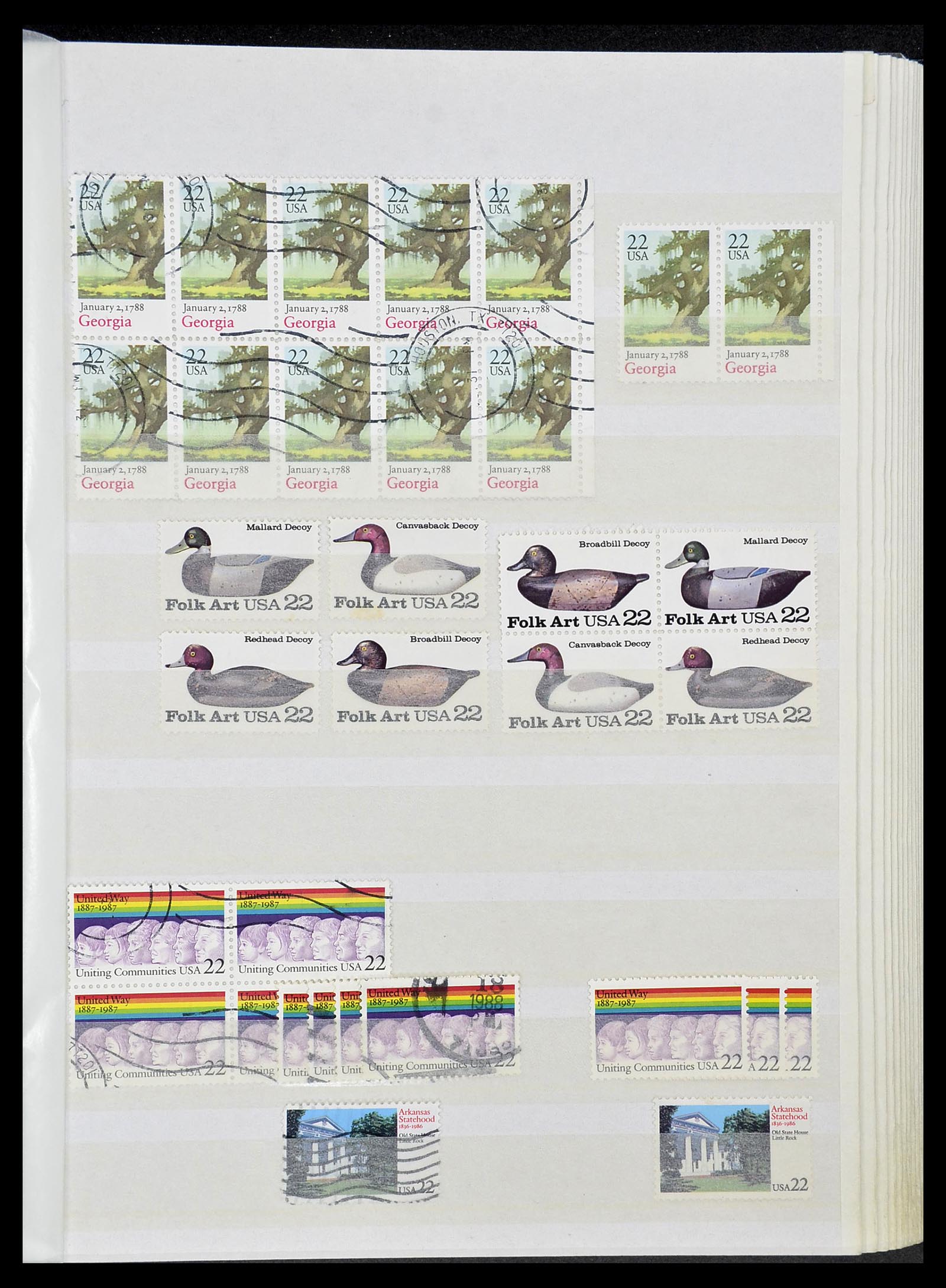 34513 018 - Stamp Collection 34513 USA 1945-1995.