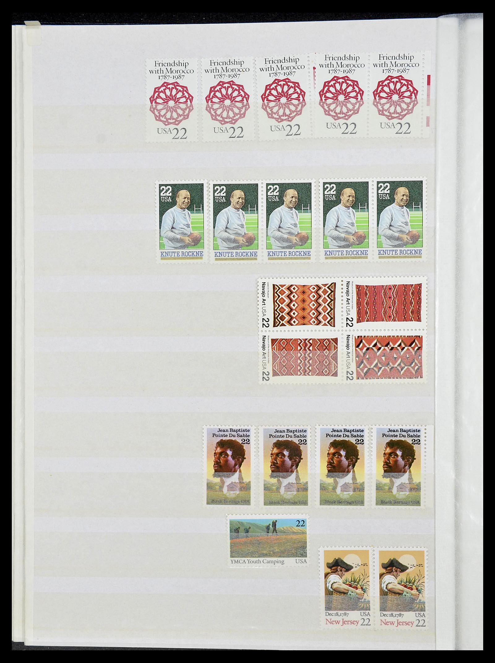 34513 021 - Postzegelverzameling 34513 USA 1945-1995.