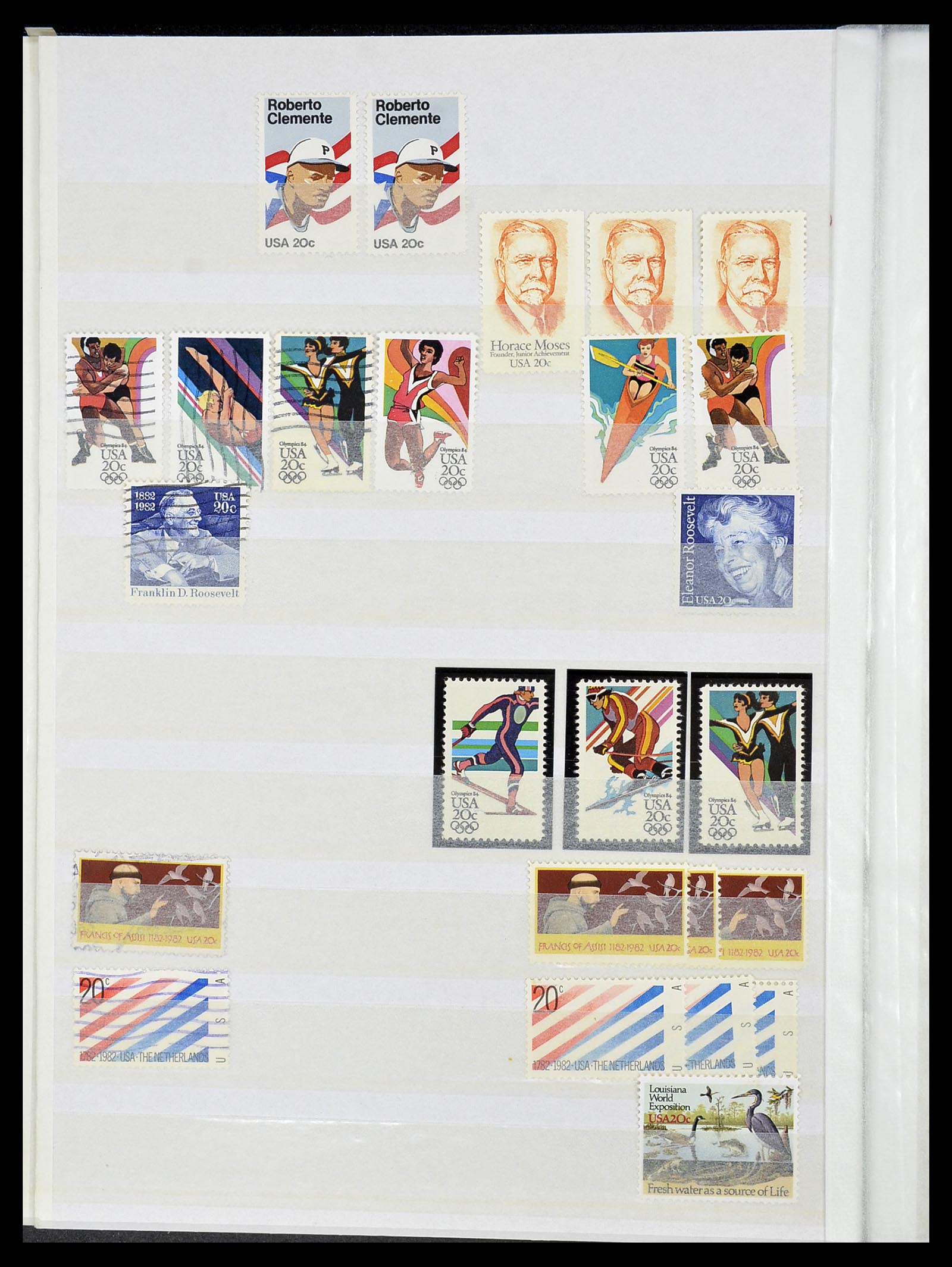 34513 023 - Postzegelverzameling 34513 USA 1945-1995.