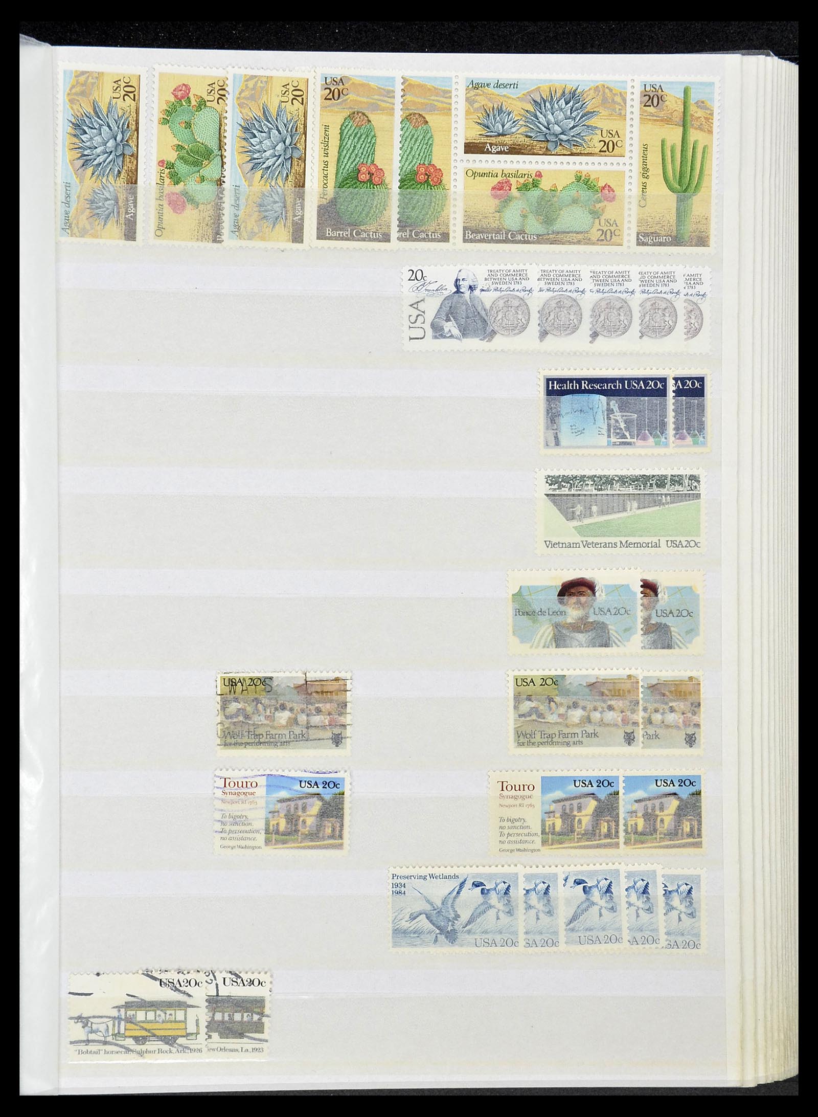 34513 024 - Postzegelverzameling 34513 USA 1945-1995.