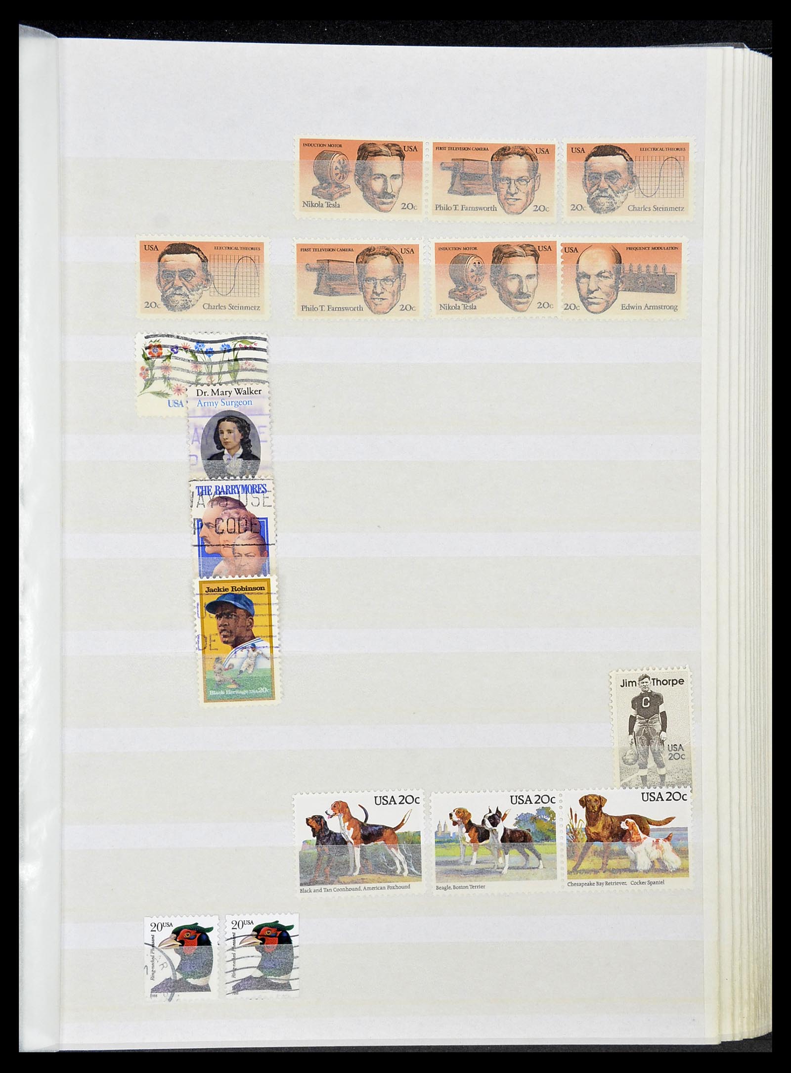 34513 026 - Postzegelverzameling 34513 USA 1945-1995.