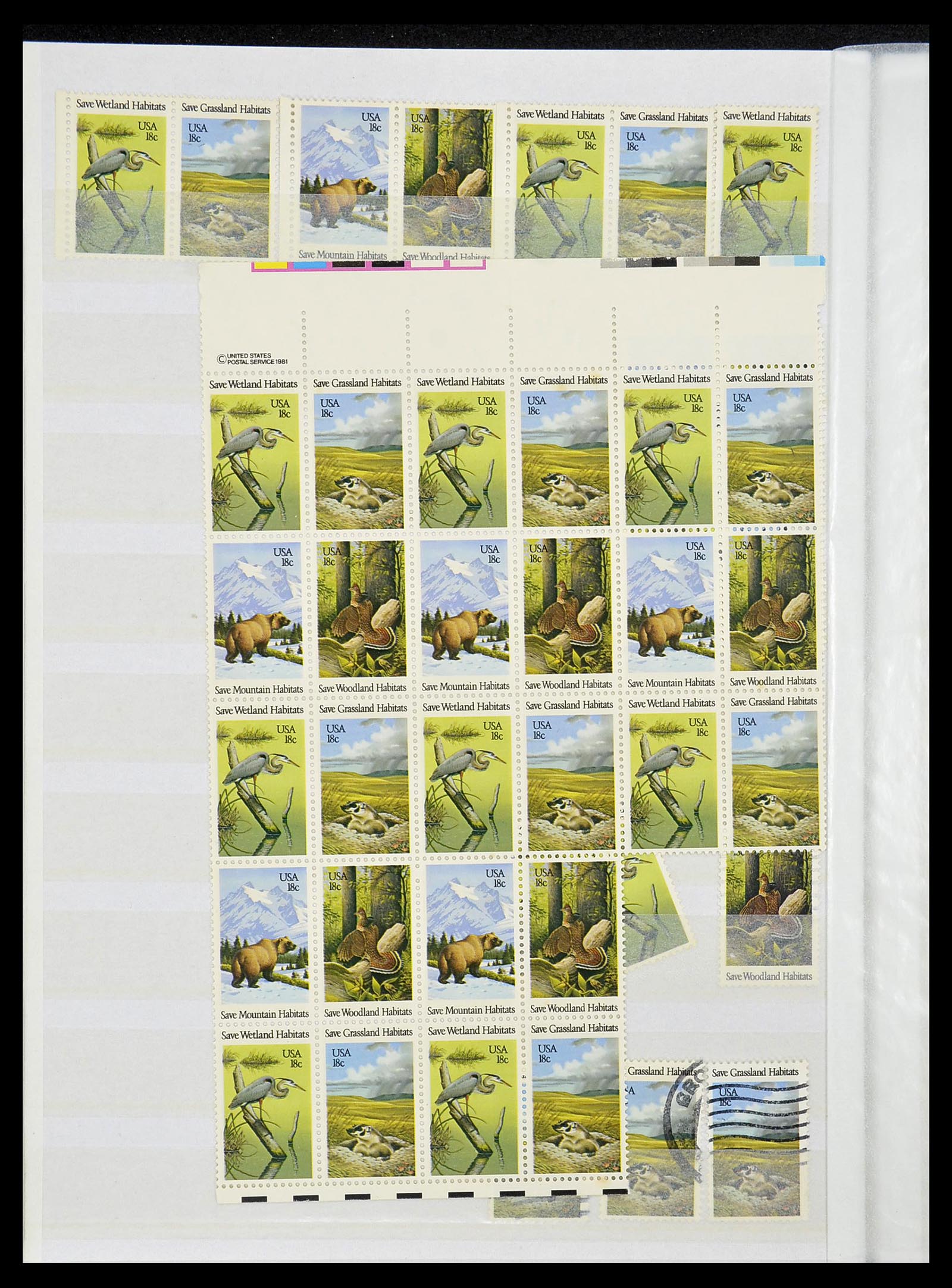 34513 027 - Stamp Collection 34513 USA 1945-1995.