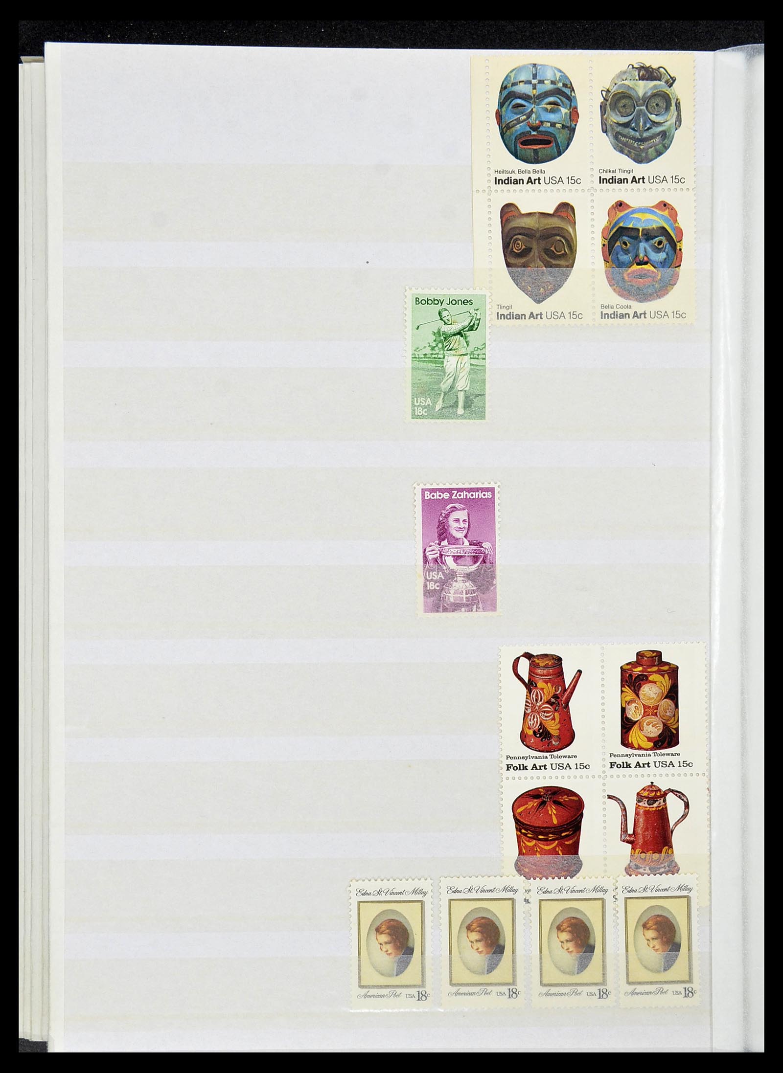 34513 029 - Postzegelverzameling 34513 USA 1945-1995.