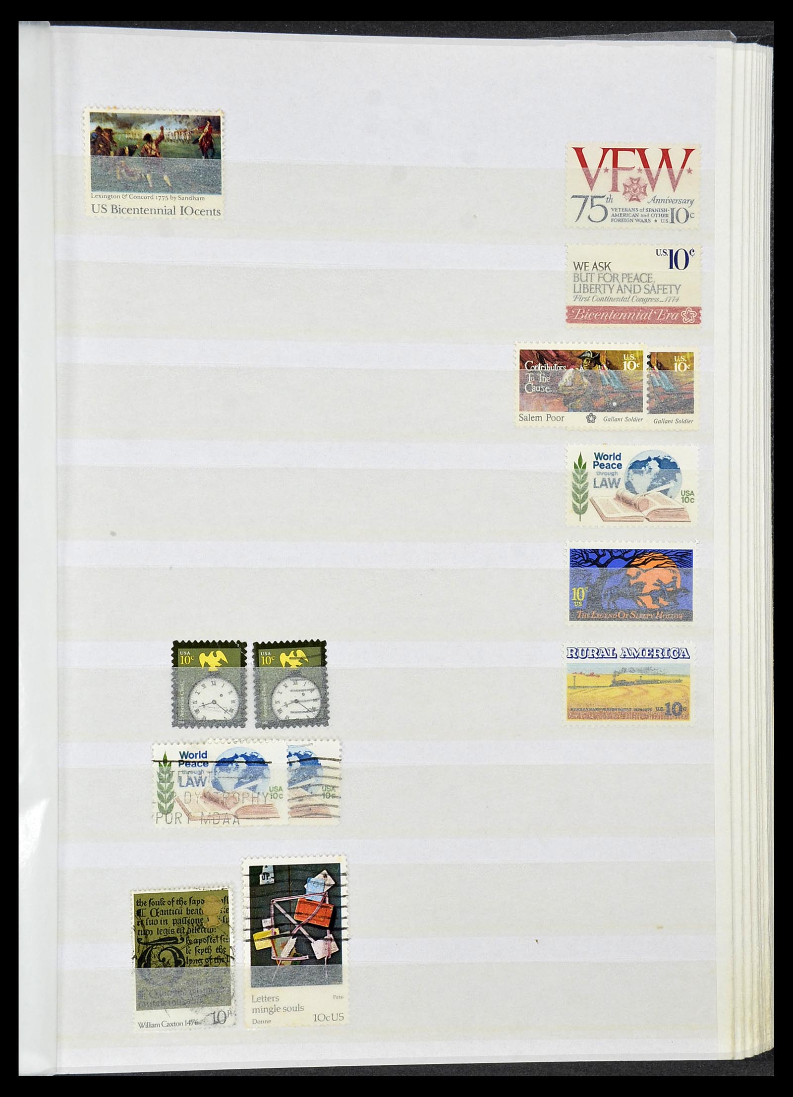 34513 033 - Postzegelverzameling 34513 USA 1945-1995.