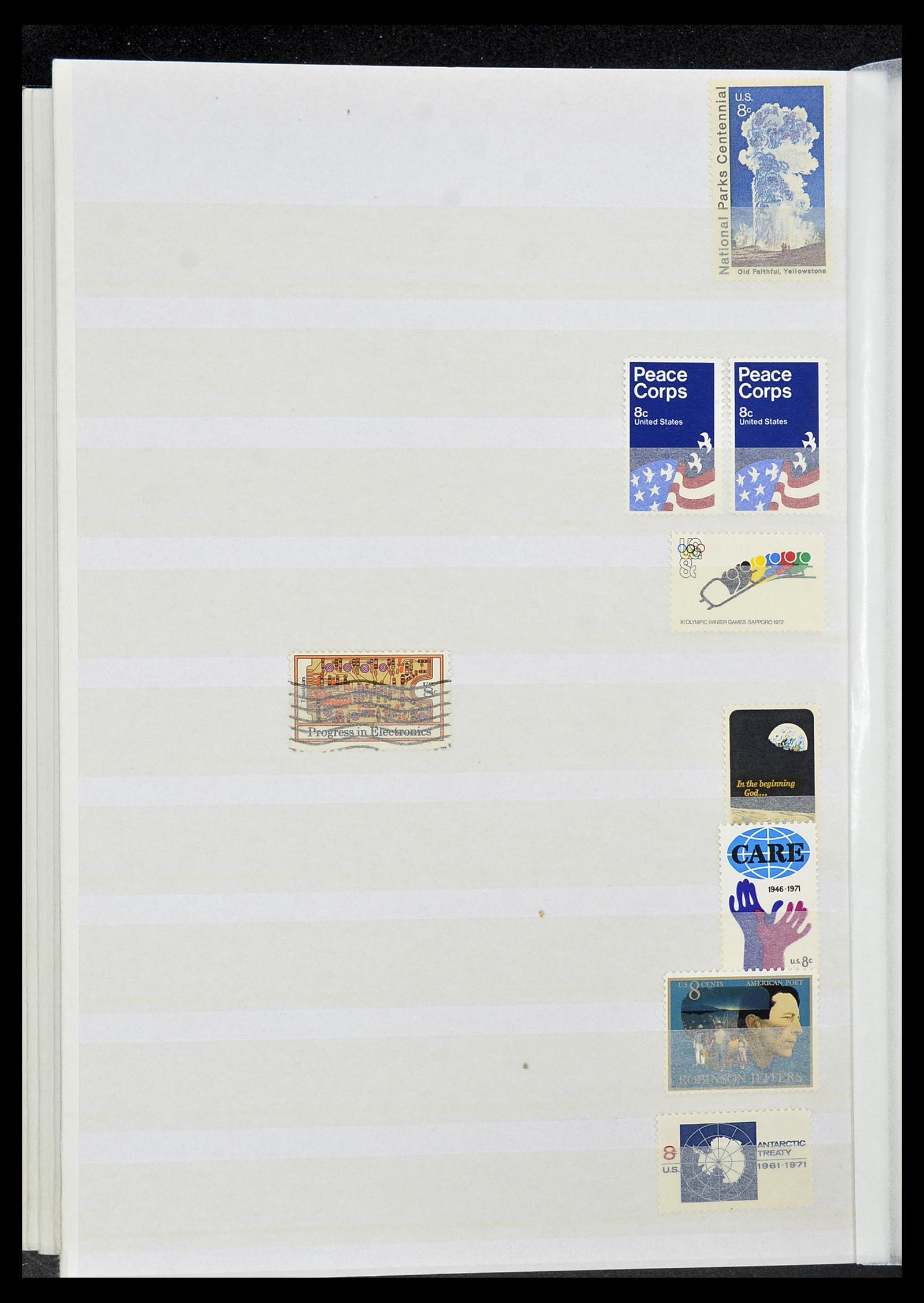 34513 034 - Postzegelverzameling 34513 USA 1945-1995.