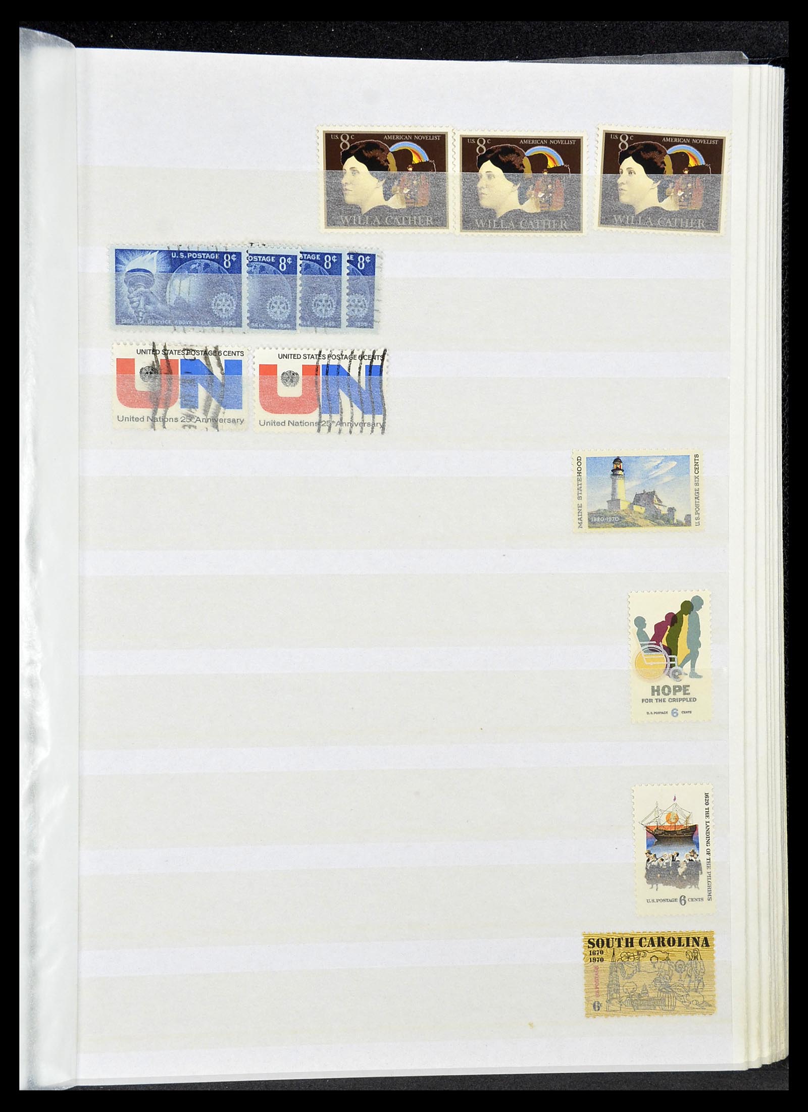 34513 035 - Postzegelverzameling 34513 USA 1945-1995.
