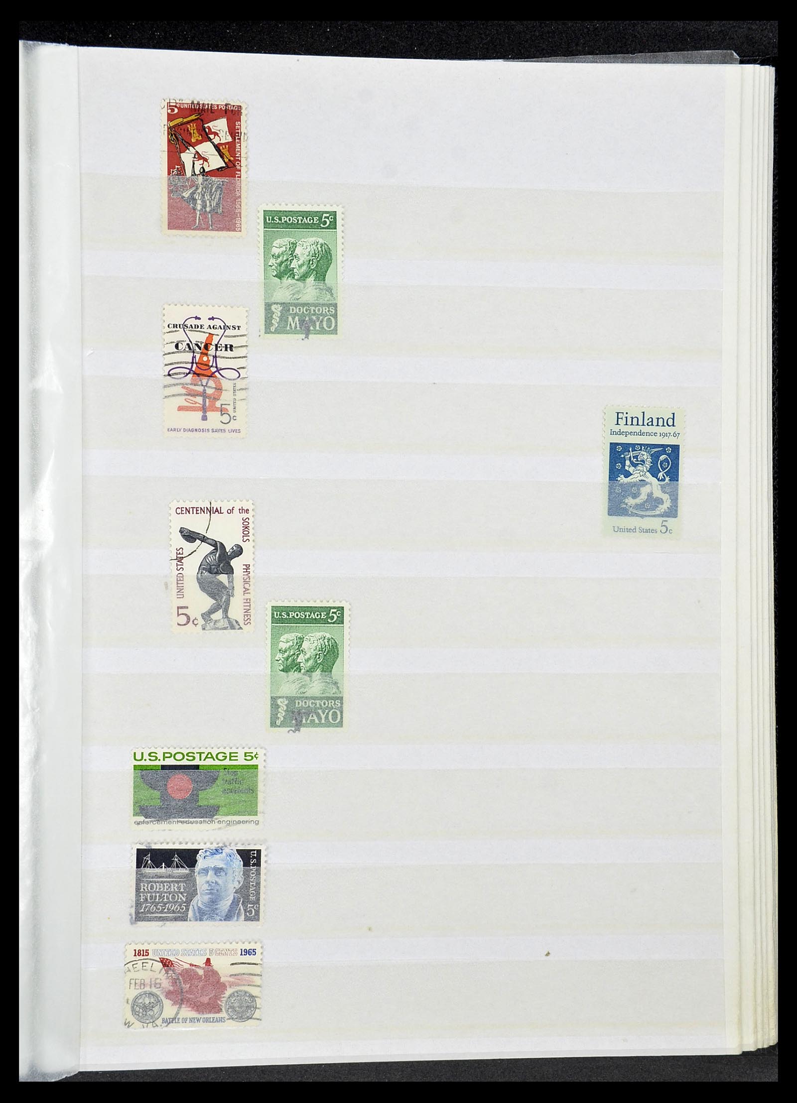 34513 036 - Postzegelverzameling 34513 USA 1945-1995.