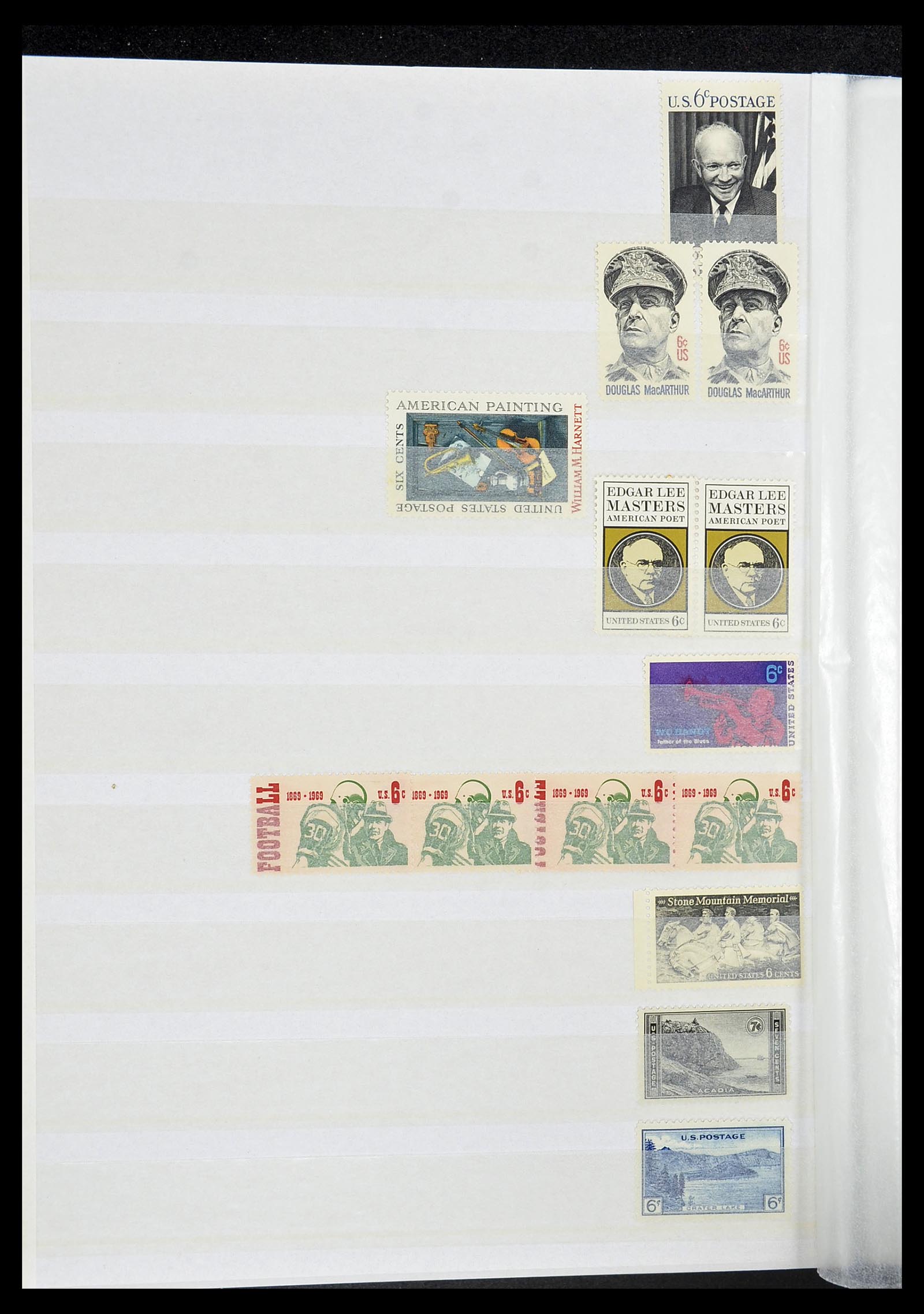 34513 037 - Postzegelverzameling 34513 USA 1945-1995.
