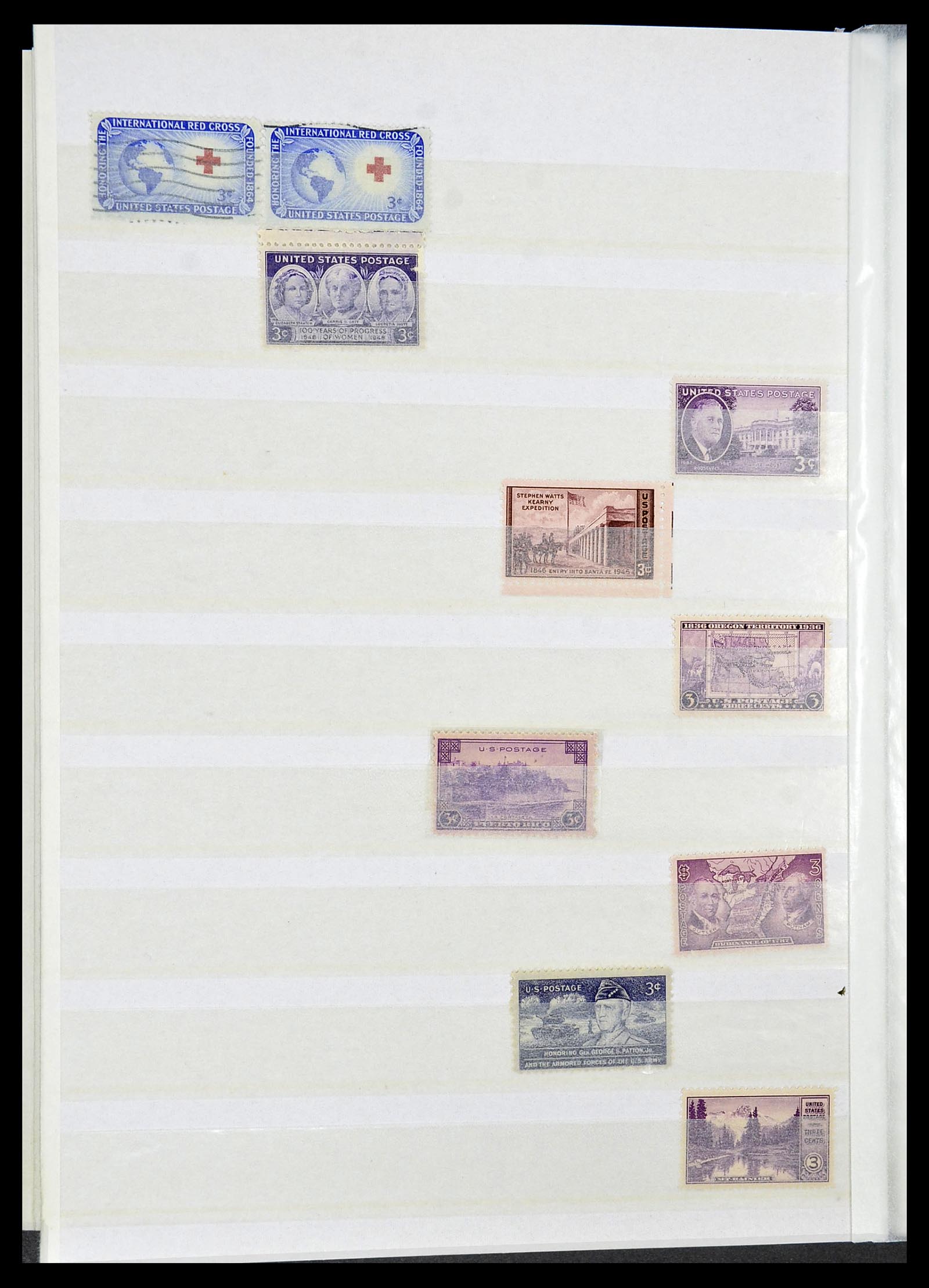 34513 040 - Postzegelverzameling 34513 USA 1945-1995.