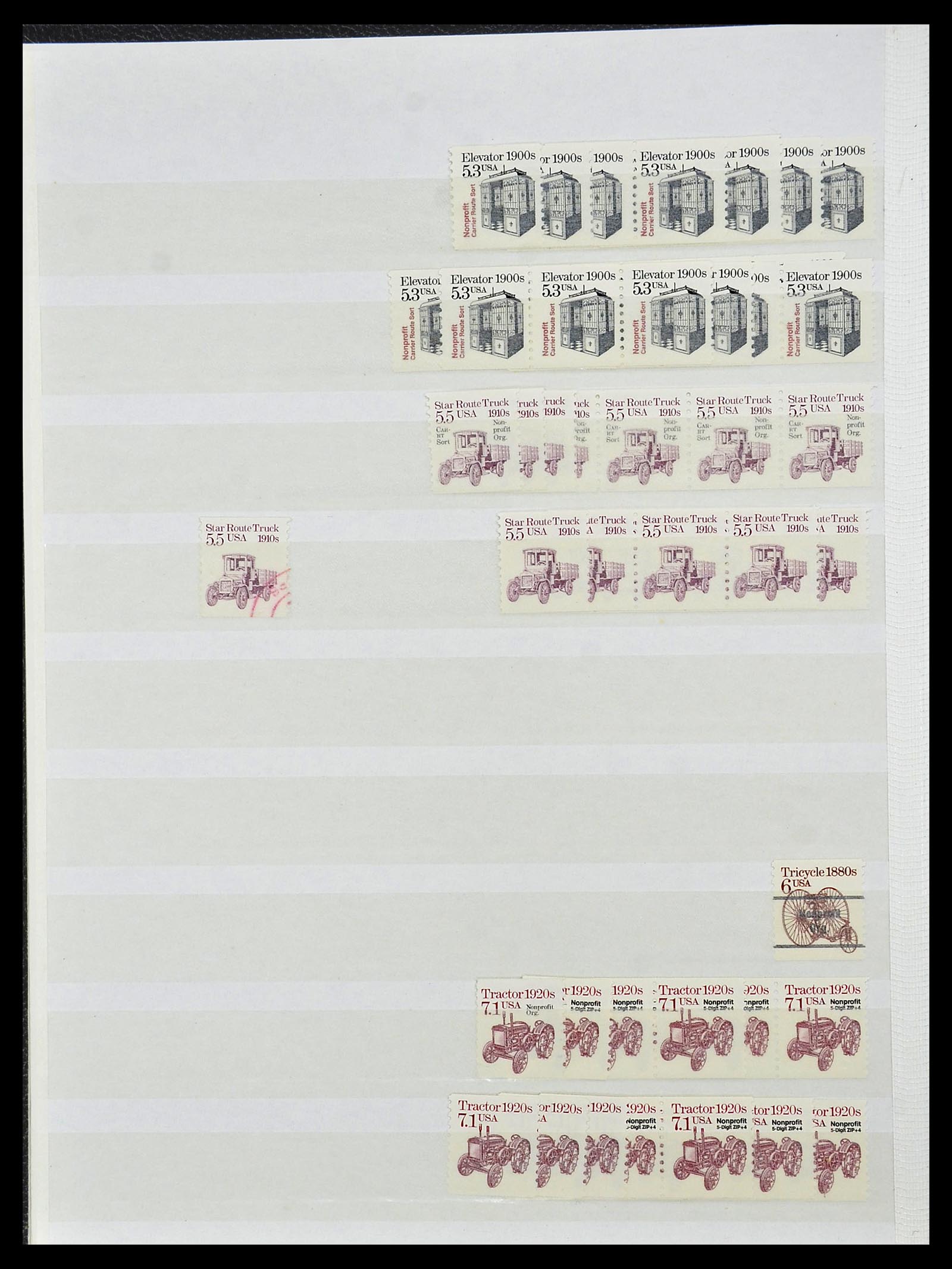 34513 047 - Postzegelverzameling 34513 USA 1945-1995.
