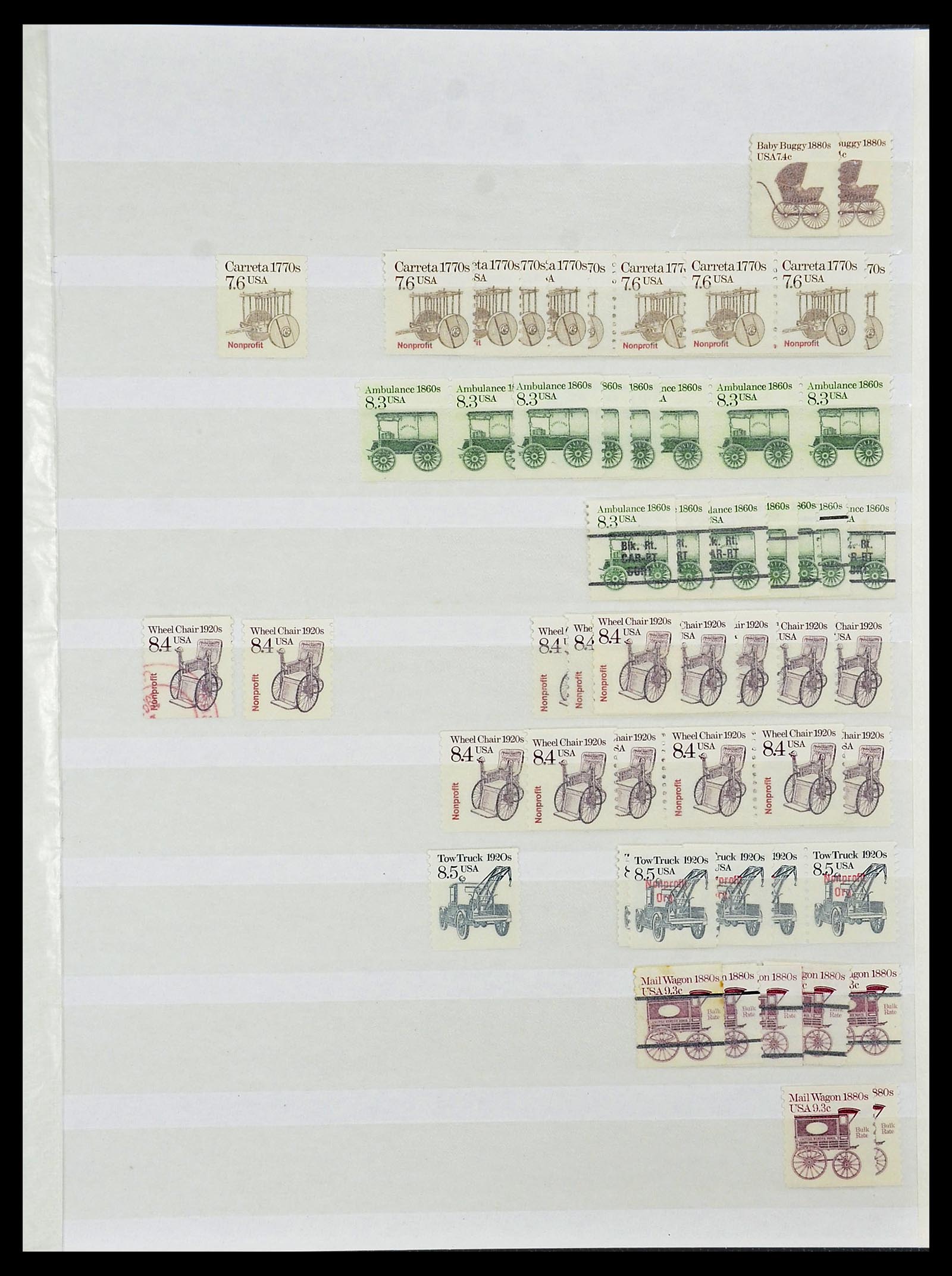 34513 048 - Postzegelverzameling 34513 USA 1945-1995.
