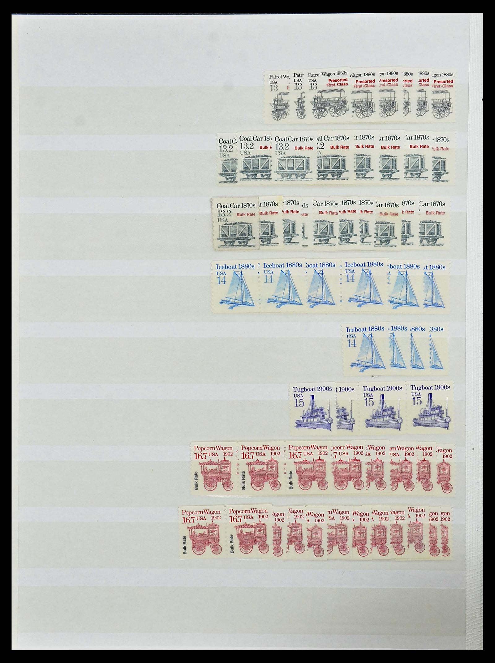 34513 052 - Postzegelverzameling 34513 USA 1945-1995.