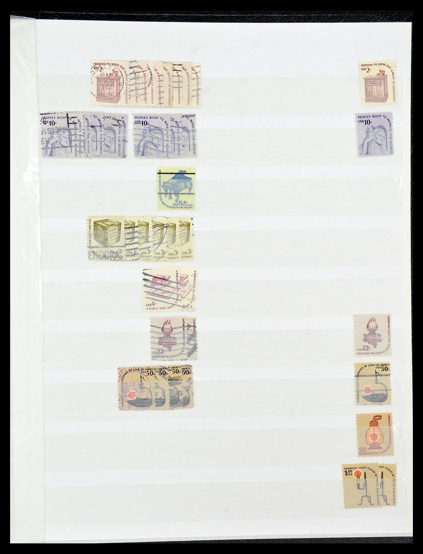 34513 055 - Postzegelverzameling 34513 USA 1945-1995.