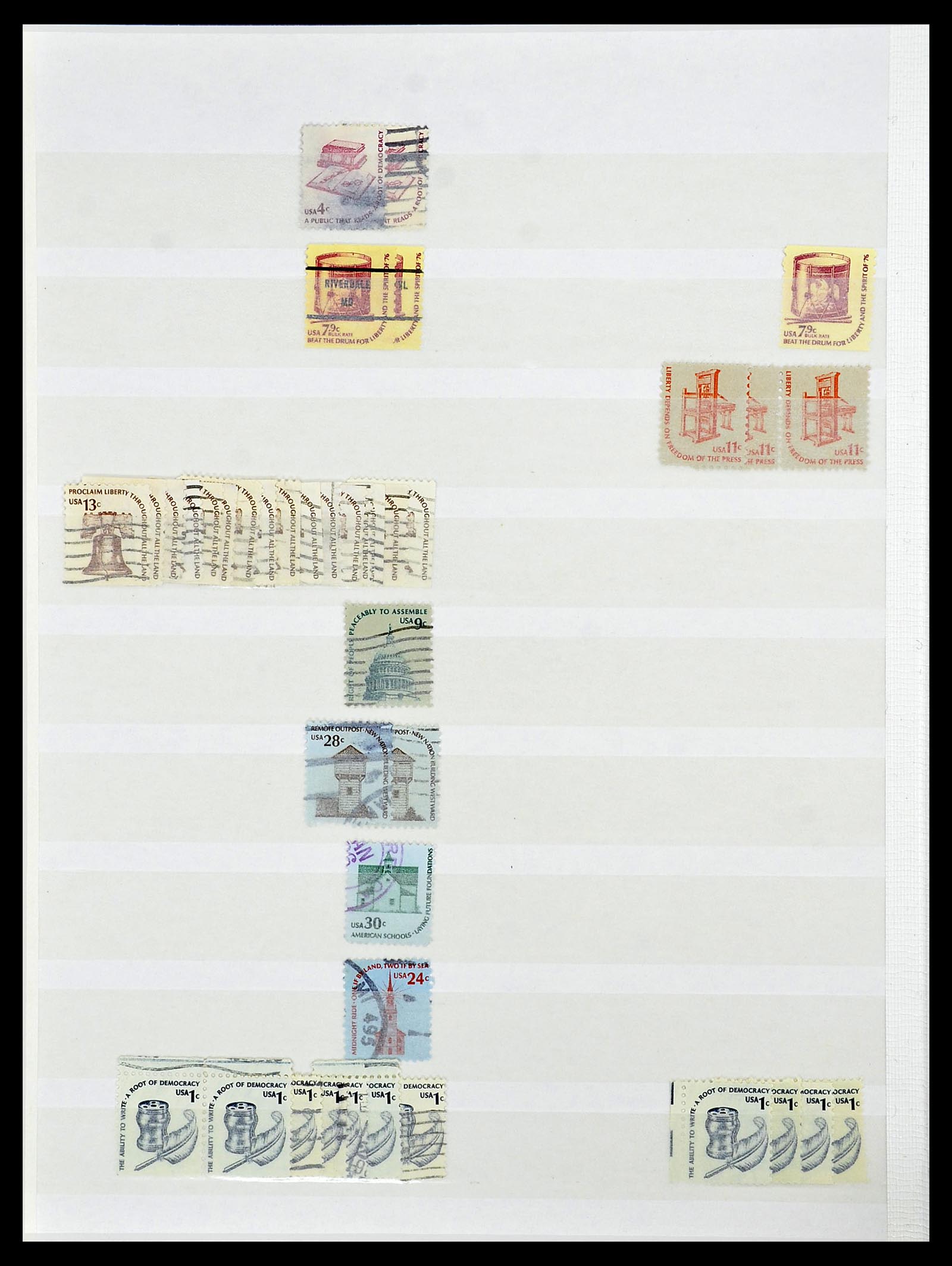 34513 057 - Postzegelverzameling 34513 USA 1945-1995.
