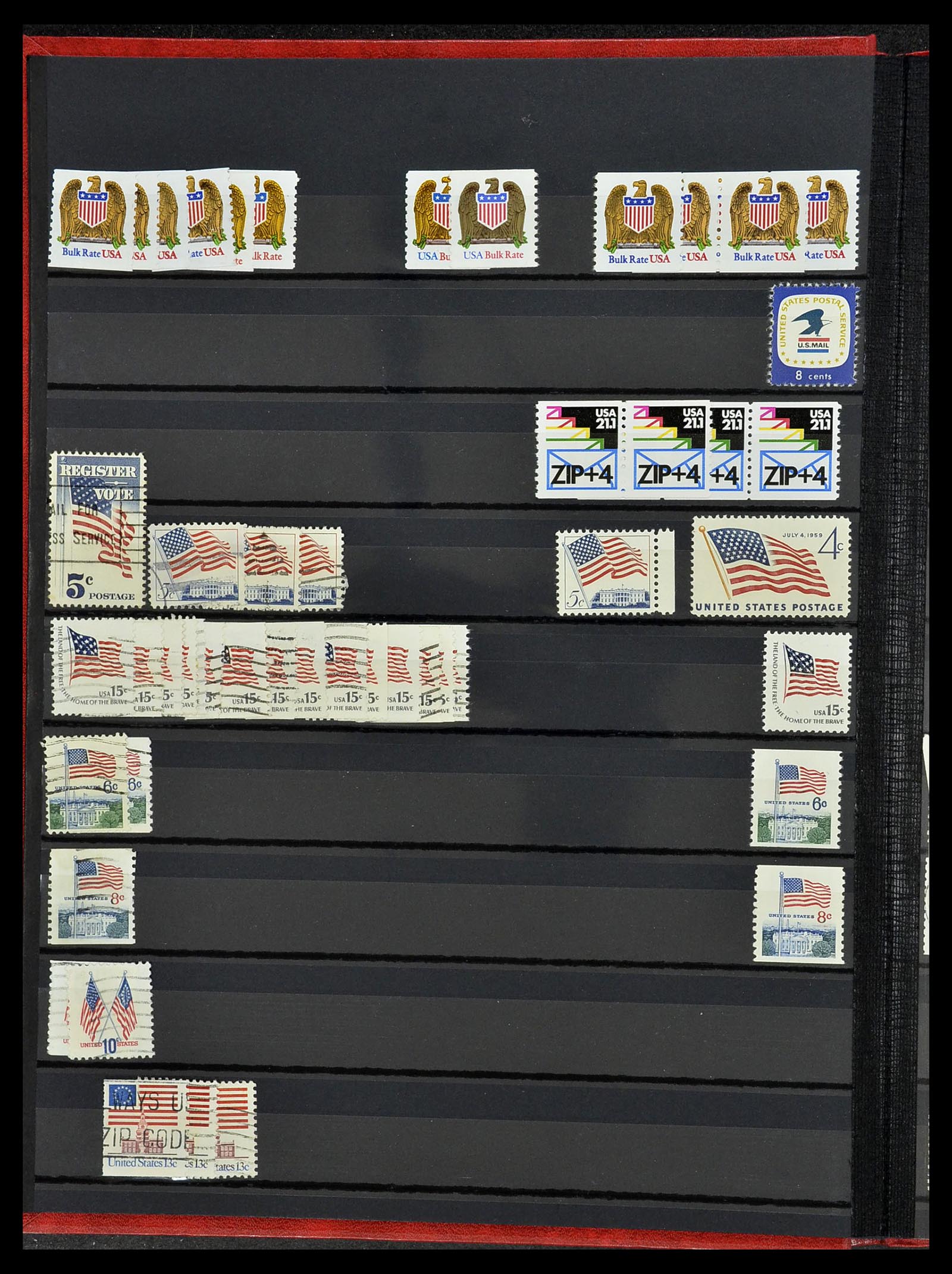 34513 059 - Postzegelverzameling 34513 USA 1945-1995.
