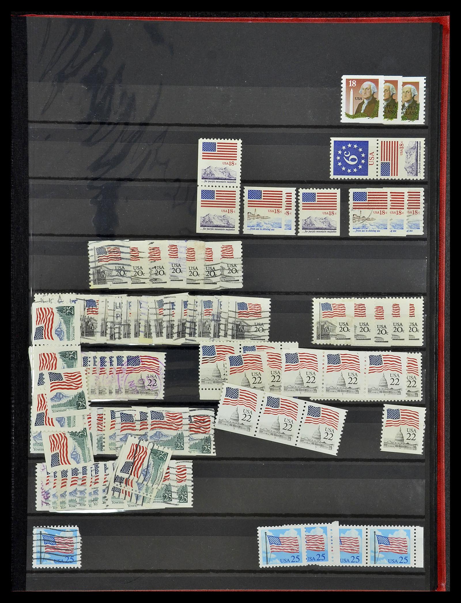 34513 060 - Postzegelverzameling 34513 USA 1945-1995.