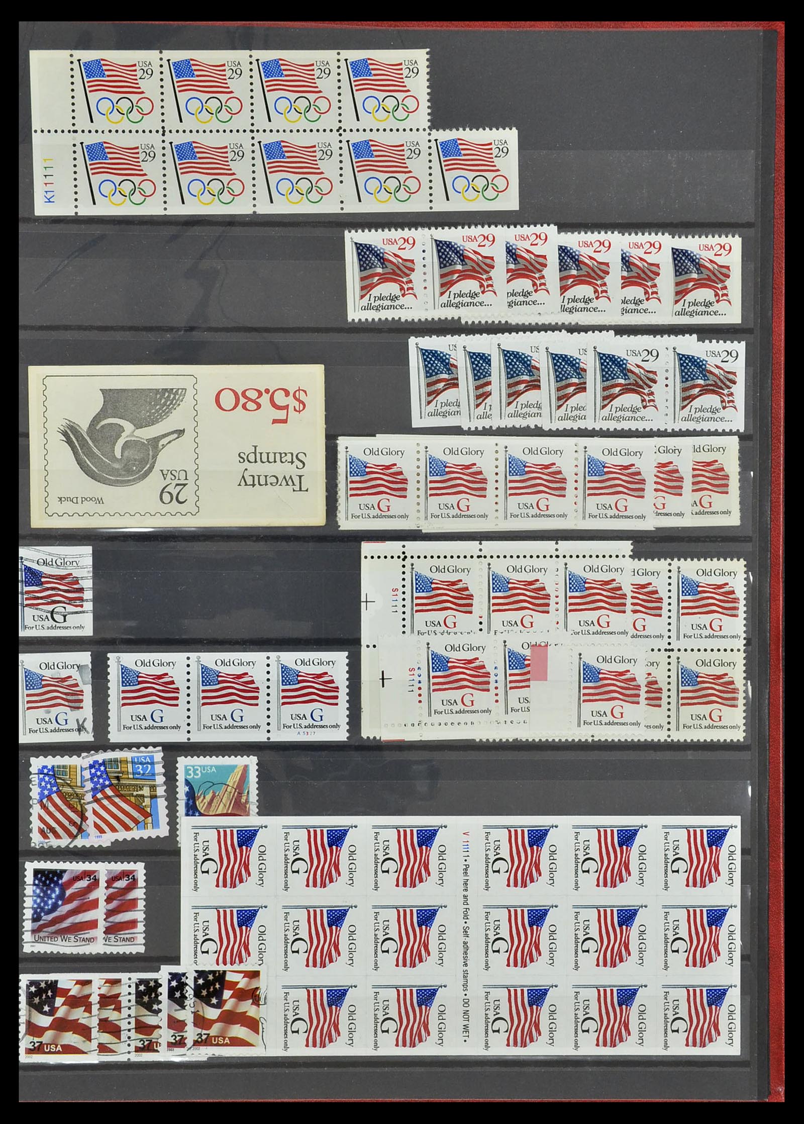 34513 061 - Postzegelverzameling 34513 USA 1945-1995.
