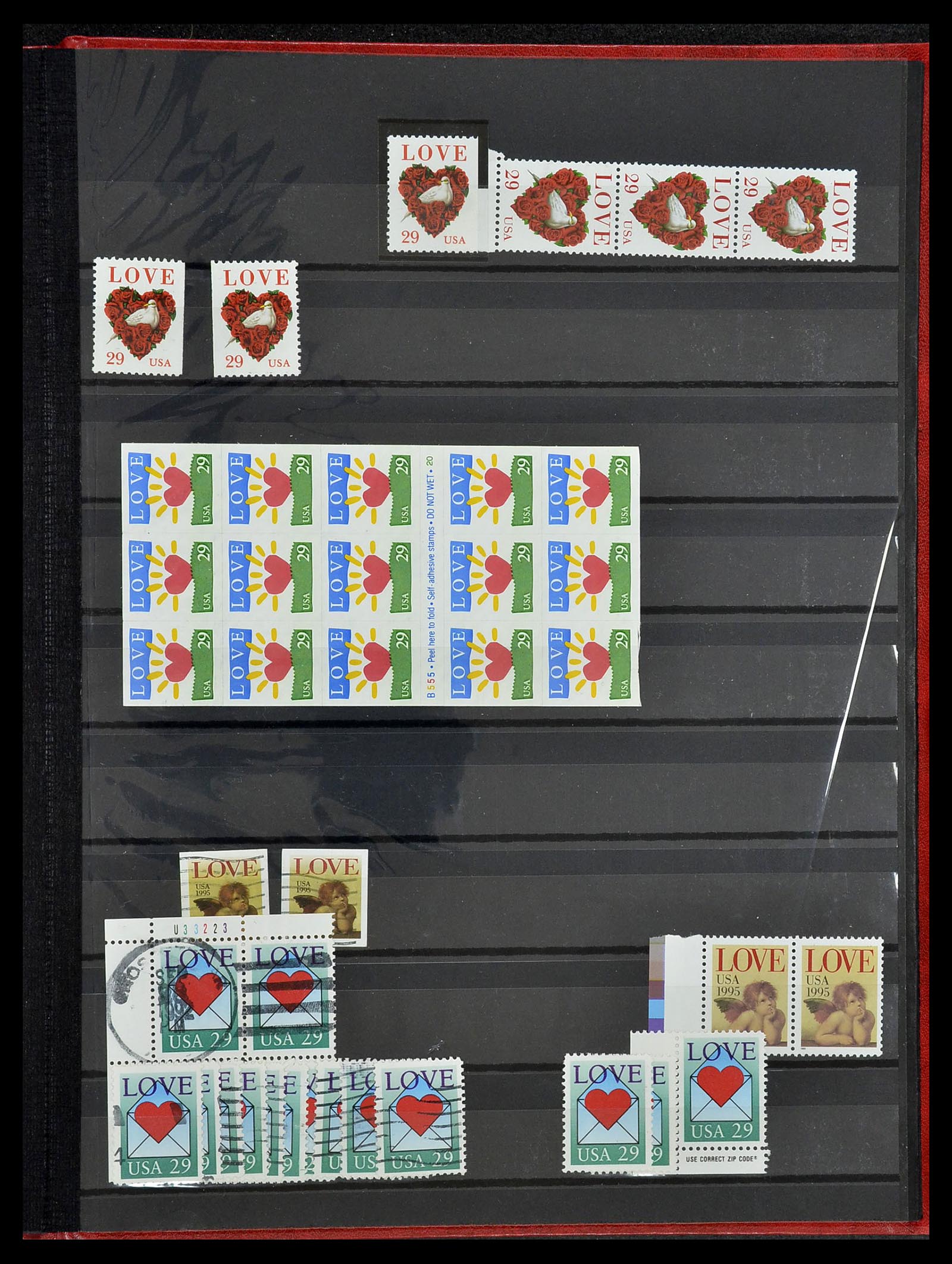 34513 065 - Postzegelverzameling 34513 USA 1945-1995.
