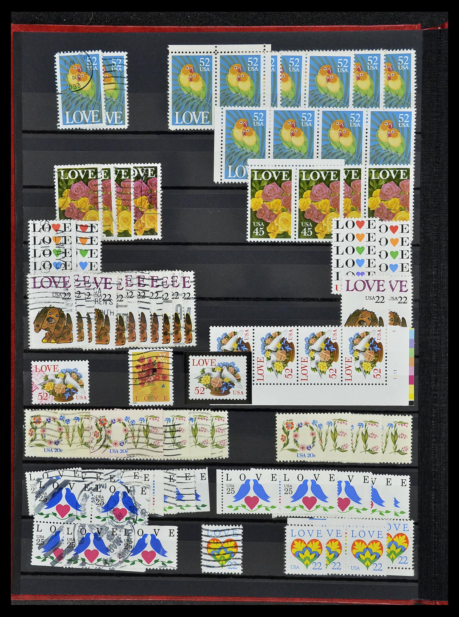 34513 067 - Postzegelverzameling 34513 USA 1945-1995.