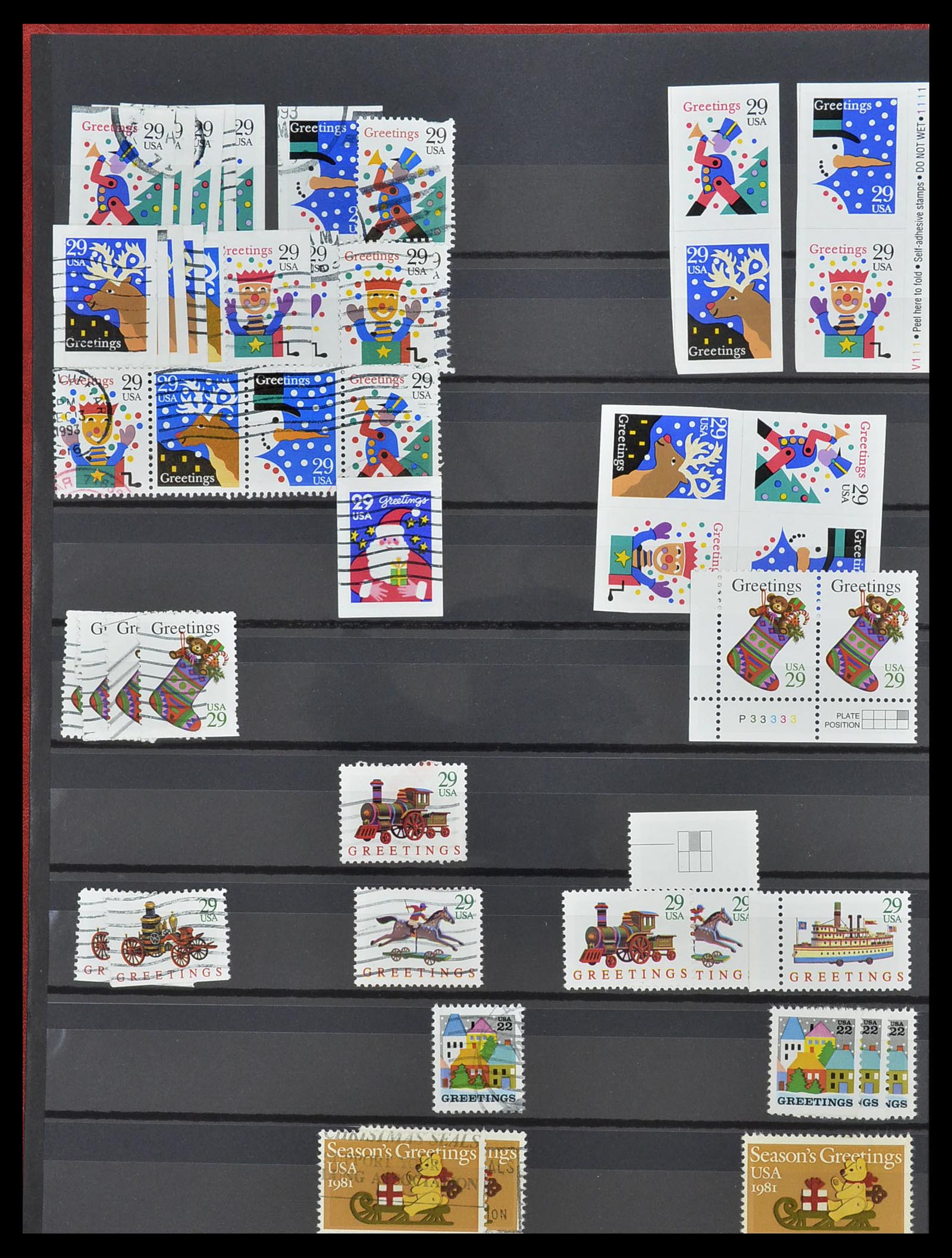 34513 069 - Postzegelverzameling 34513 USA 1945-1995.